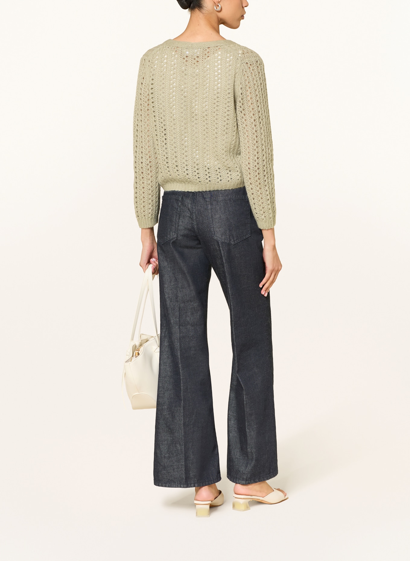 HEMISPHERE Cardigan en cachemire: KAKI