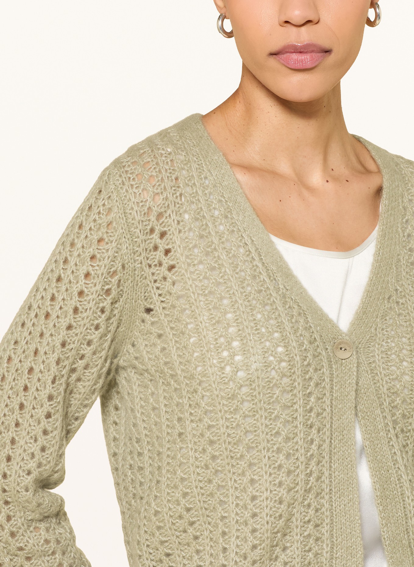 HEMISPHERE Cardigan en cachemire: KAKI