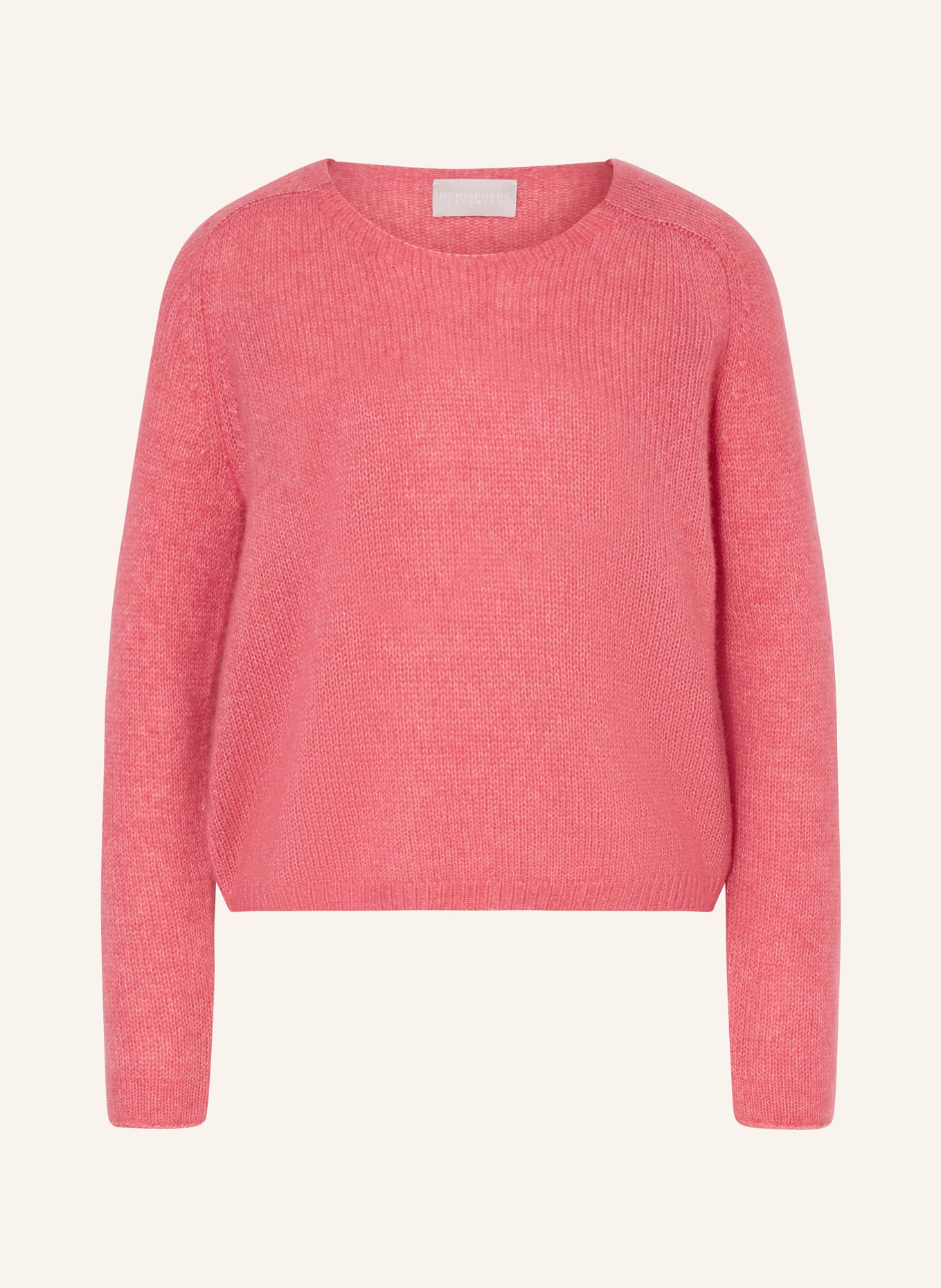 HEMISPHERE Cashmere sweater: LIGHT RED