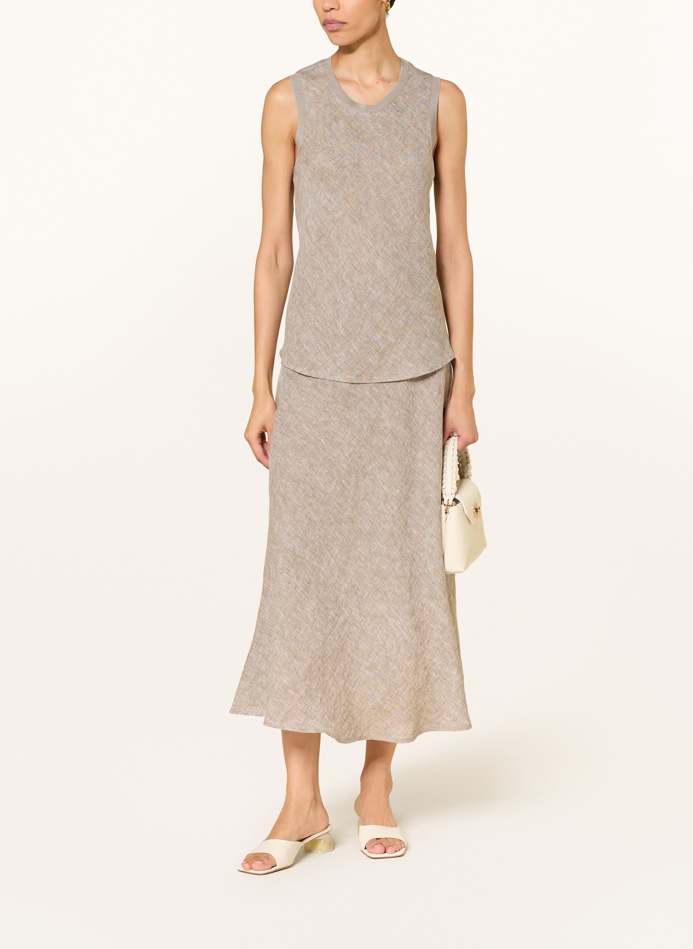 HEMISPHERE Leinentop: TAUPE