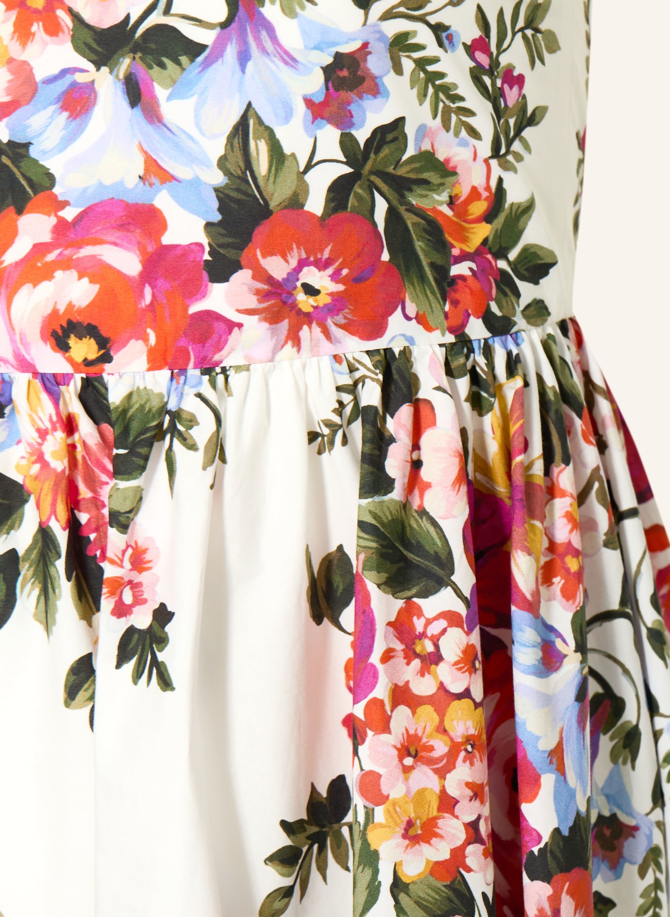 DOLCE & GABBANA sukienka: BIAŁY / CZERWONY / NIEBIESKI