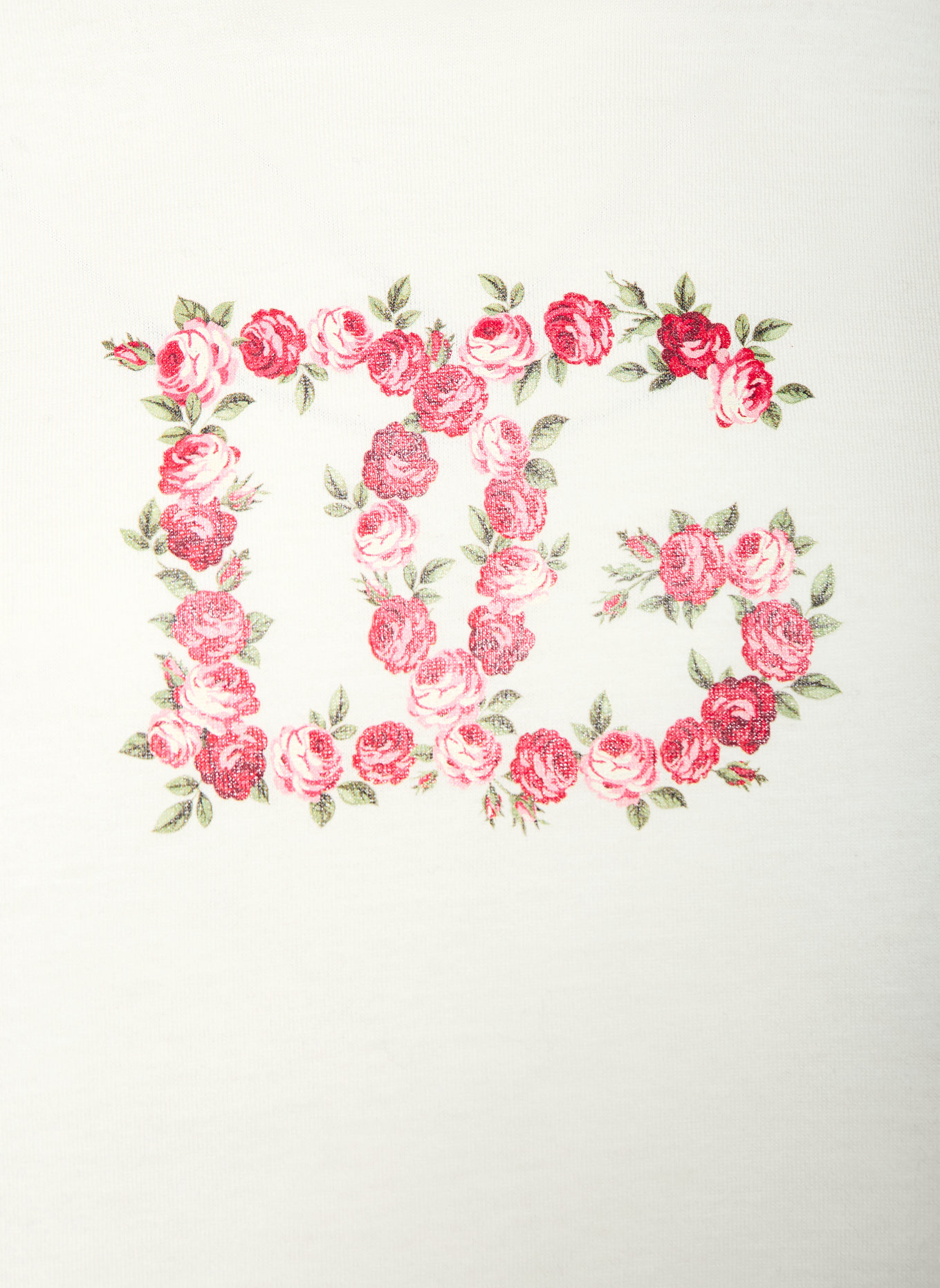 DOLCE & GABBANA T-Shirt: WEISS / ROT