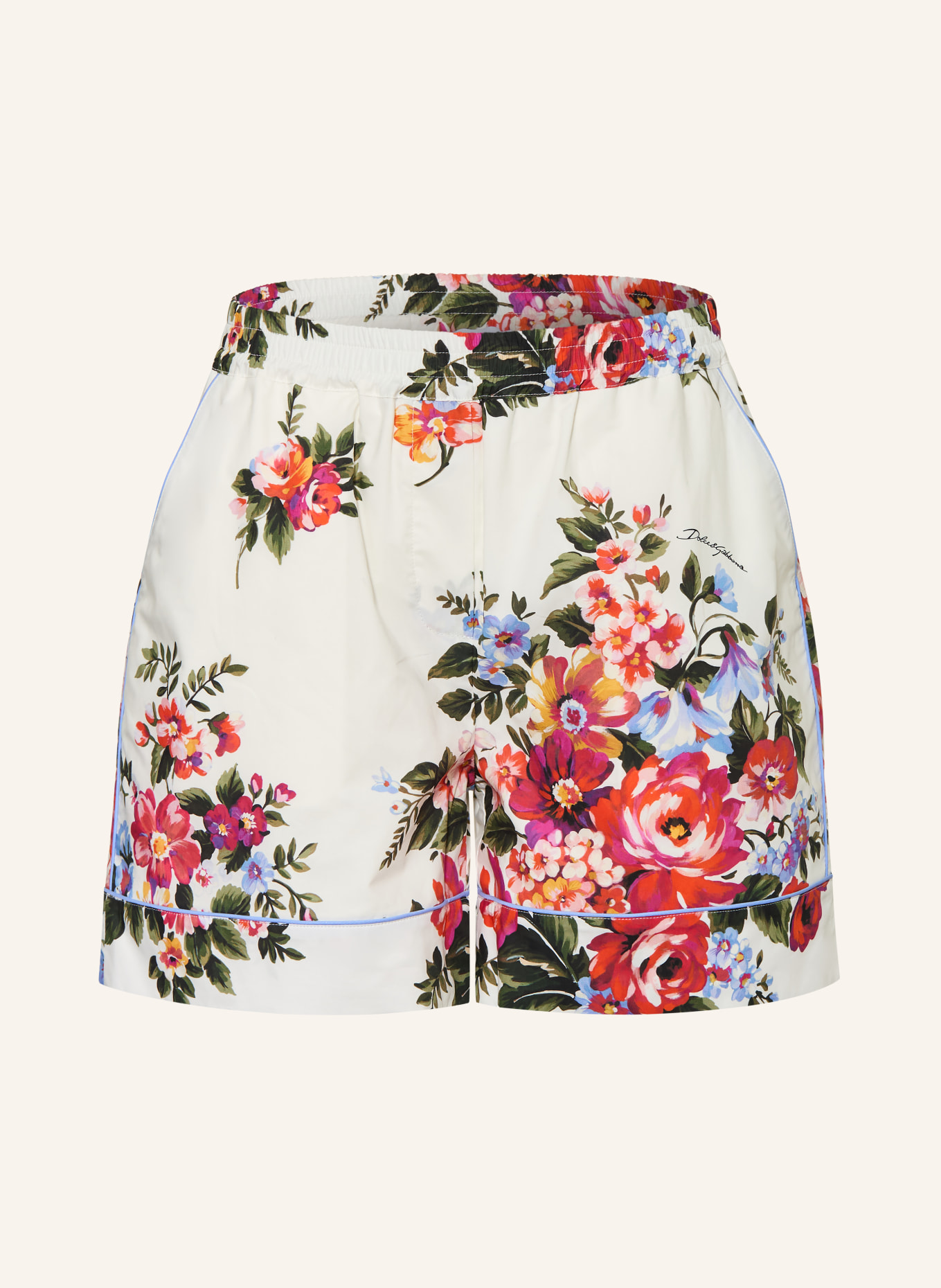 DOLCE & GABBANA szorty: BIAŁY / CZERWONY / NIEBIESKI