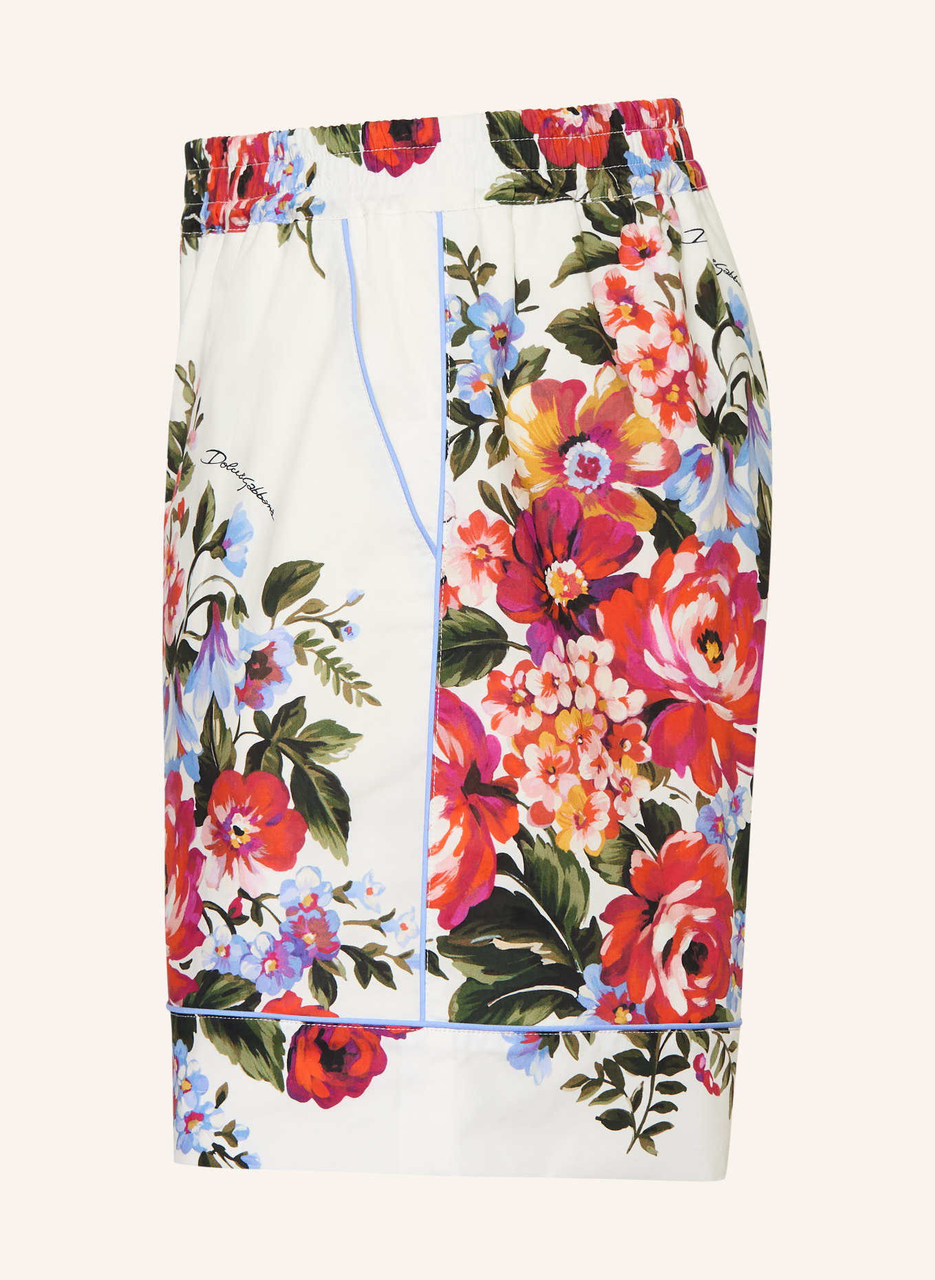 DOLCE & GABBANA szorty: BIAŁY / CZERWONY / NIEBIESKI