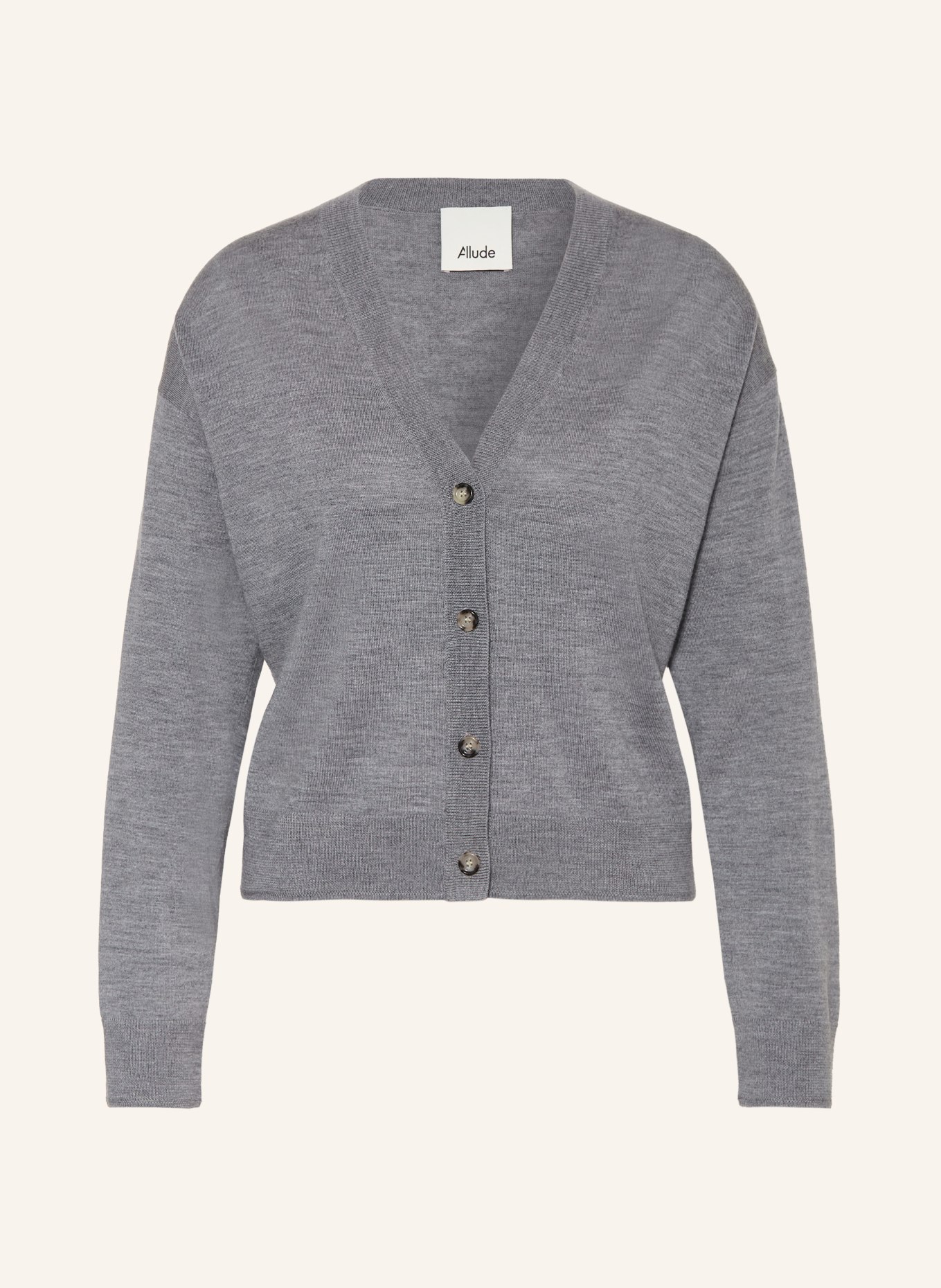 ALLUDE svetr: ŠEDÁ