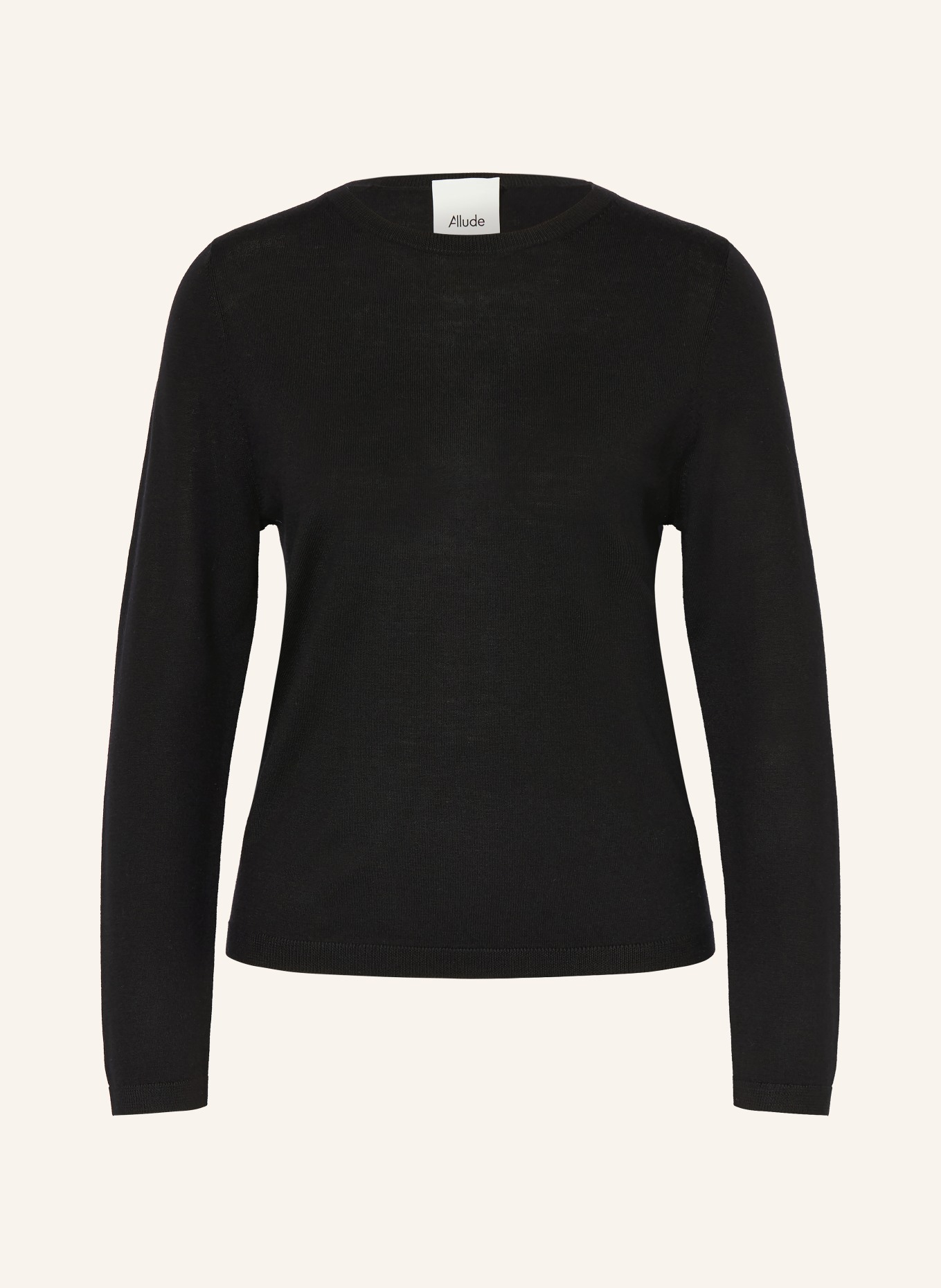 ALLUDE svetr: ČERNÁ