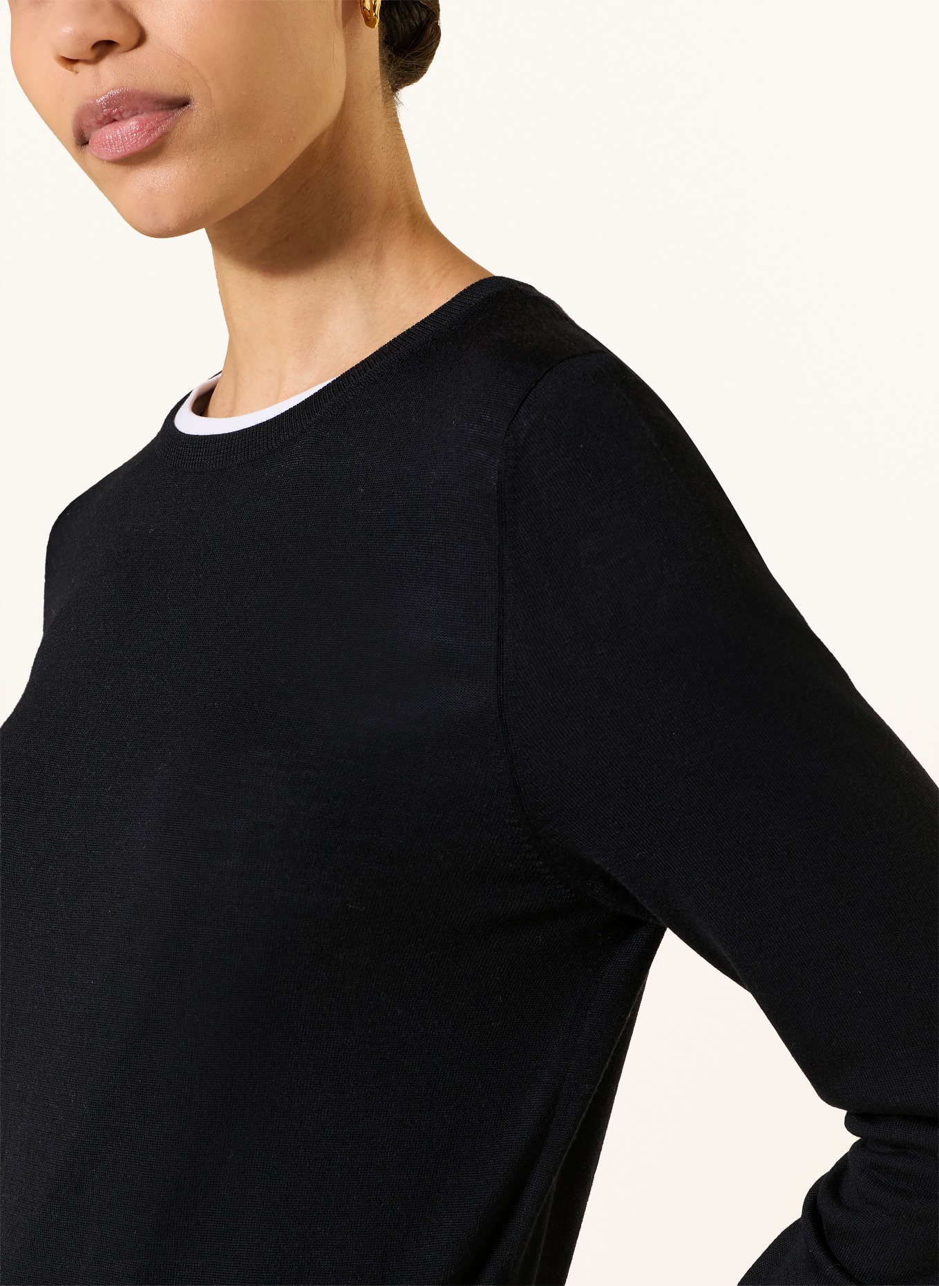 ALLUDE sweater: DARK BLUE