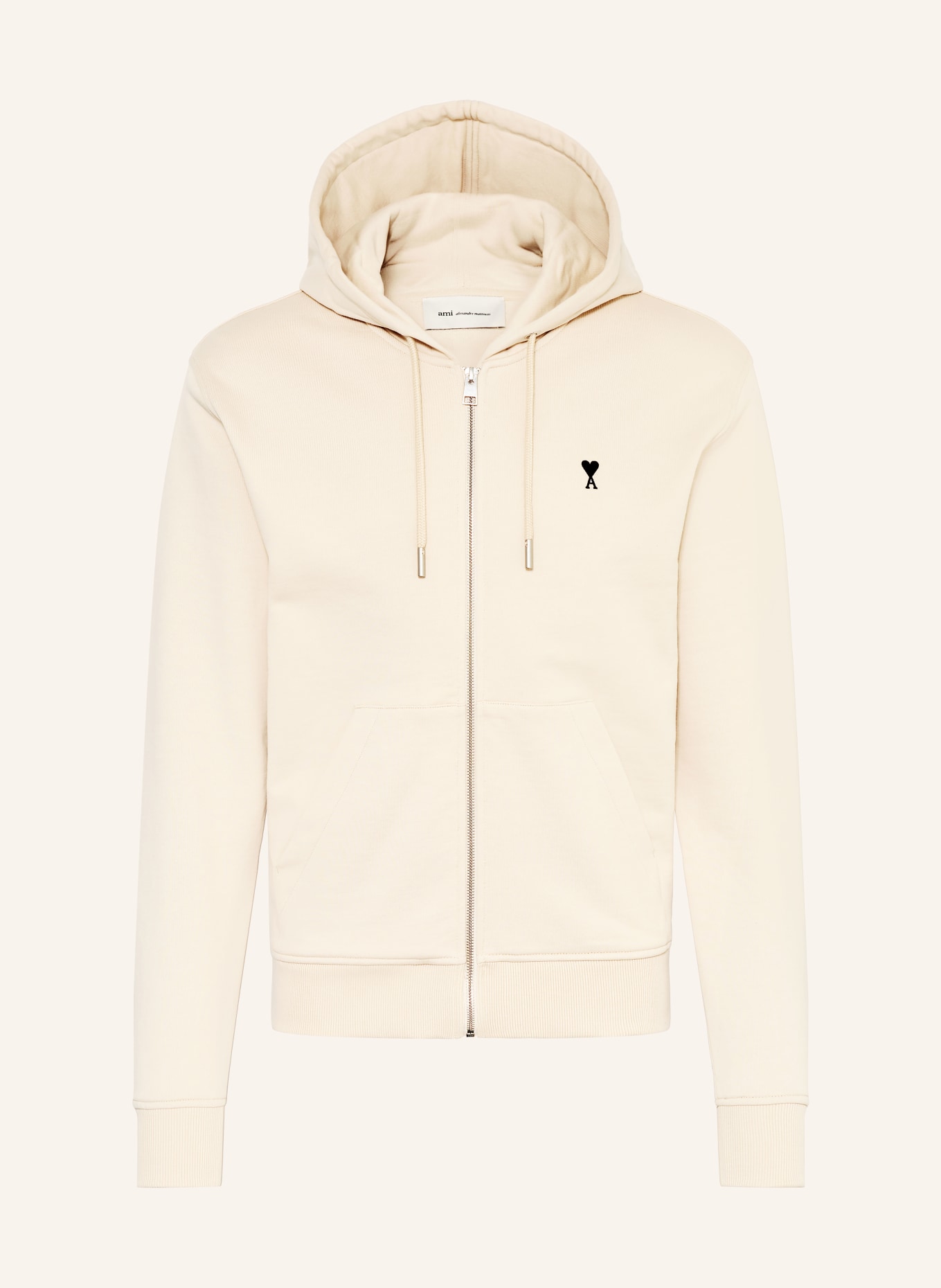 AMI PARIS Sweatjacke: BEIGE