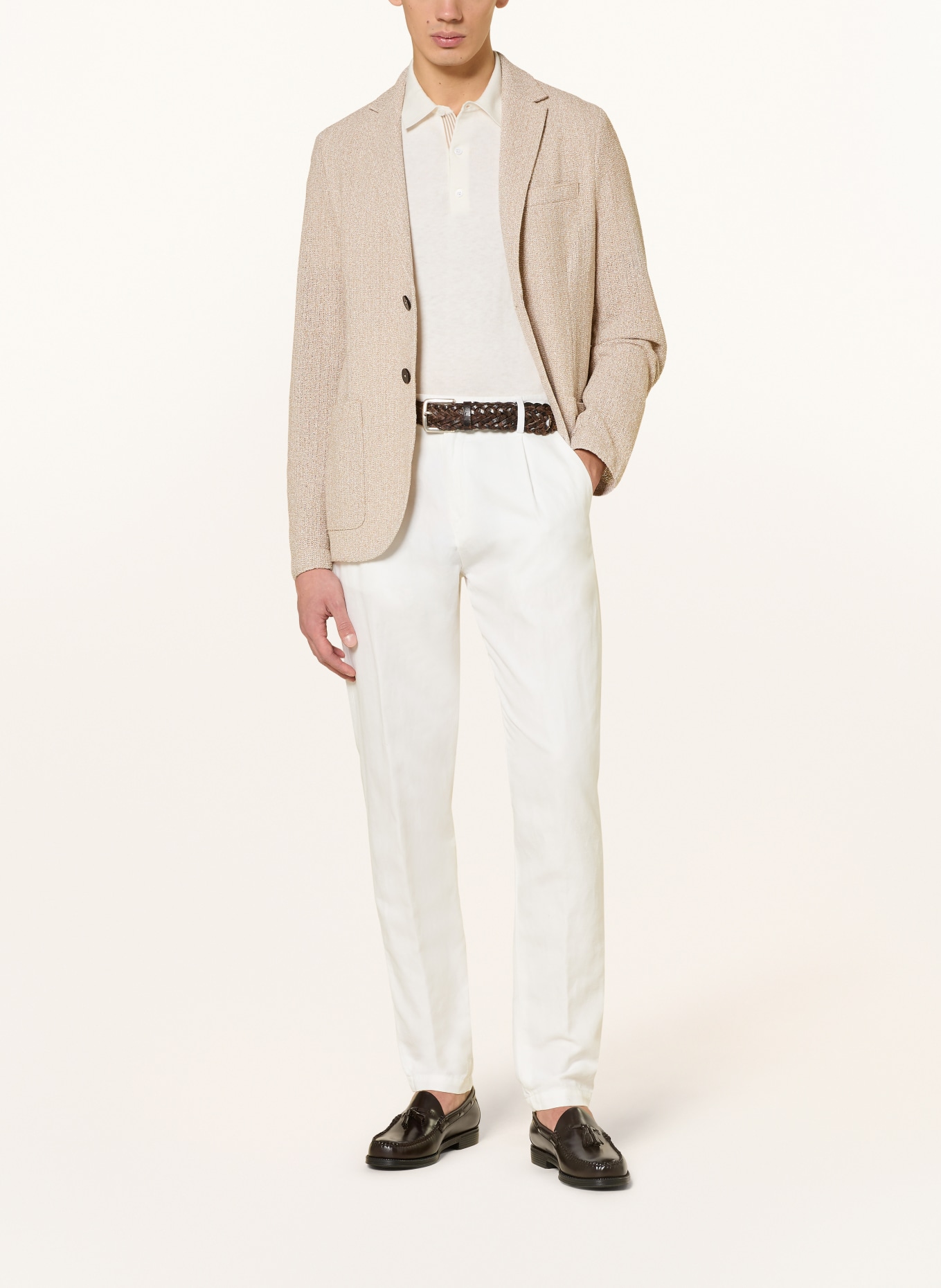 HARRIS WHARF LONDON Sakko Extra Slim Fit: BEIGE