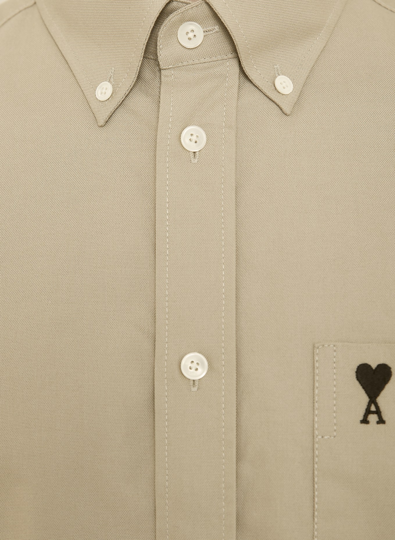 AMI PARIS Hemd Comfort Fit: KHAKI