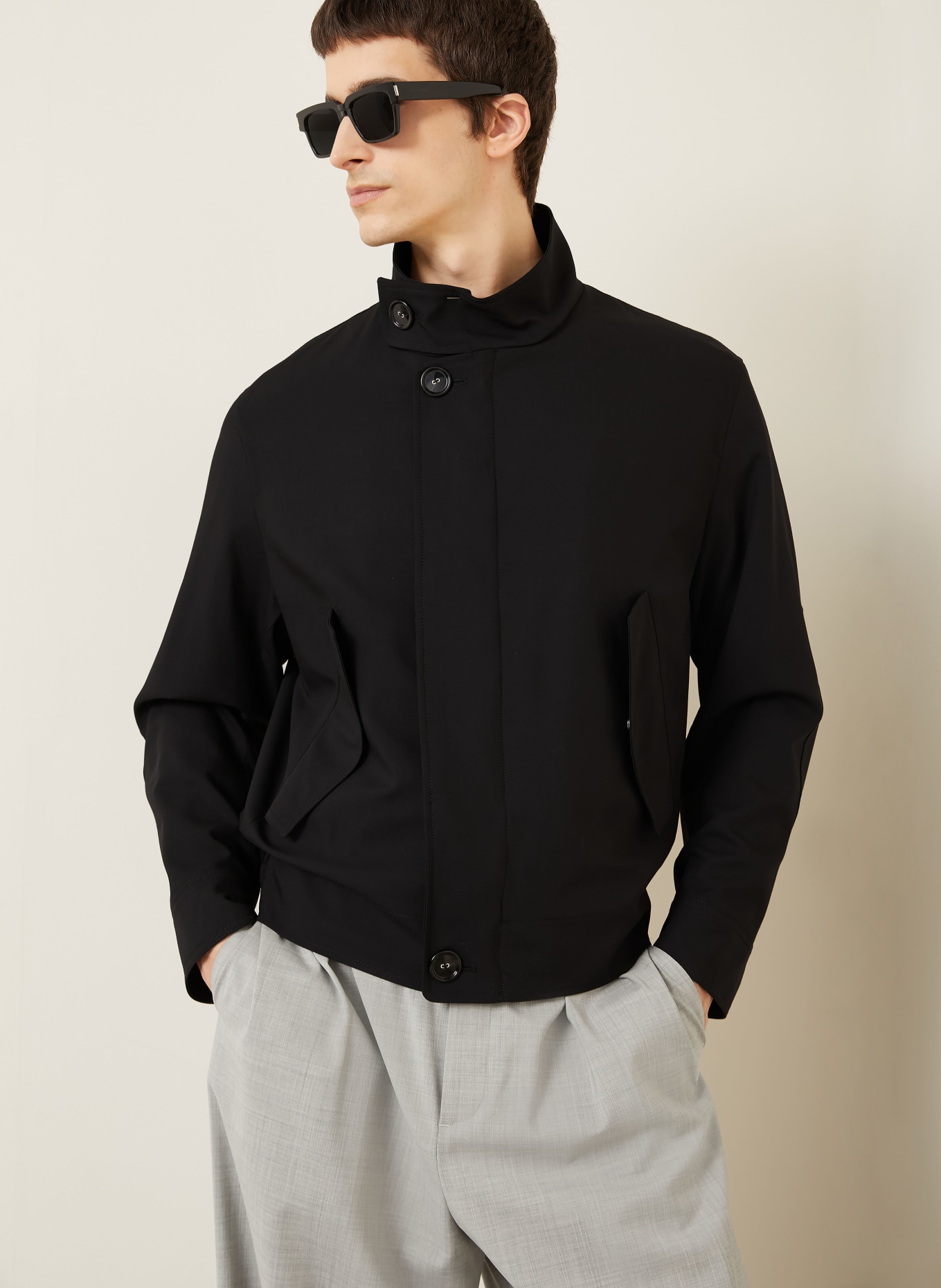 AMI PARIS Kurtka wierzchnia: CZARNY