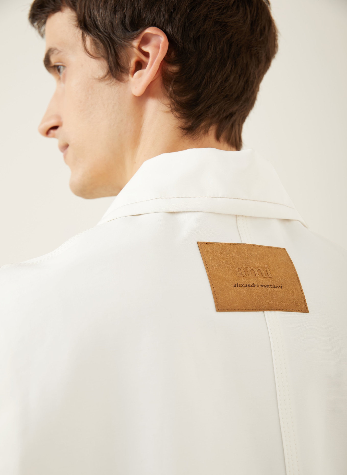 AMI PARIS Overjacket: CREME