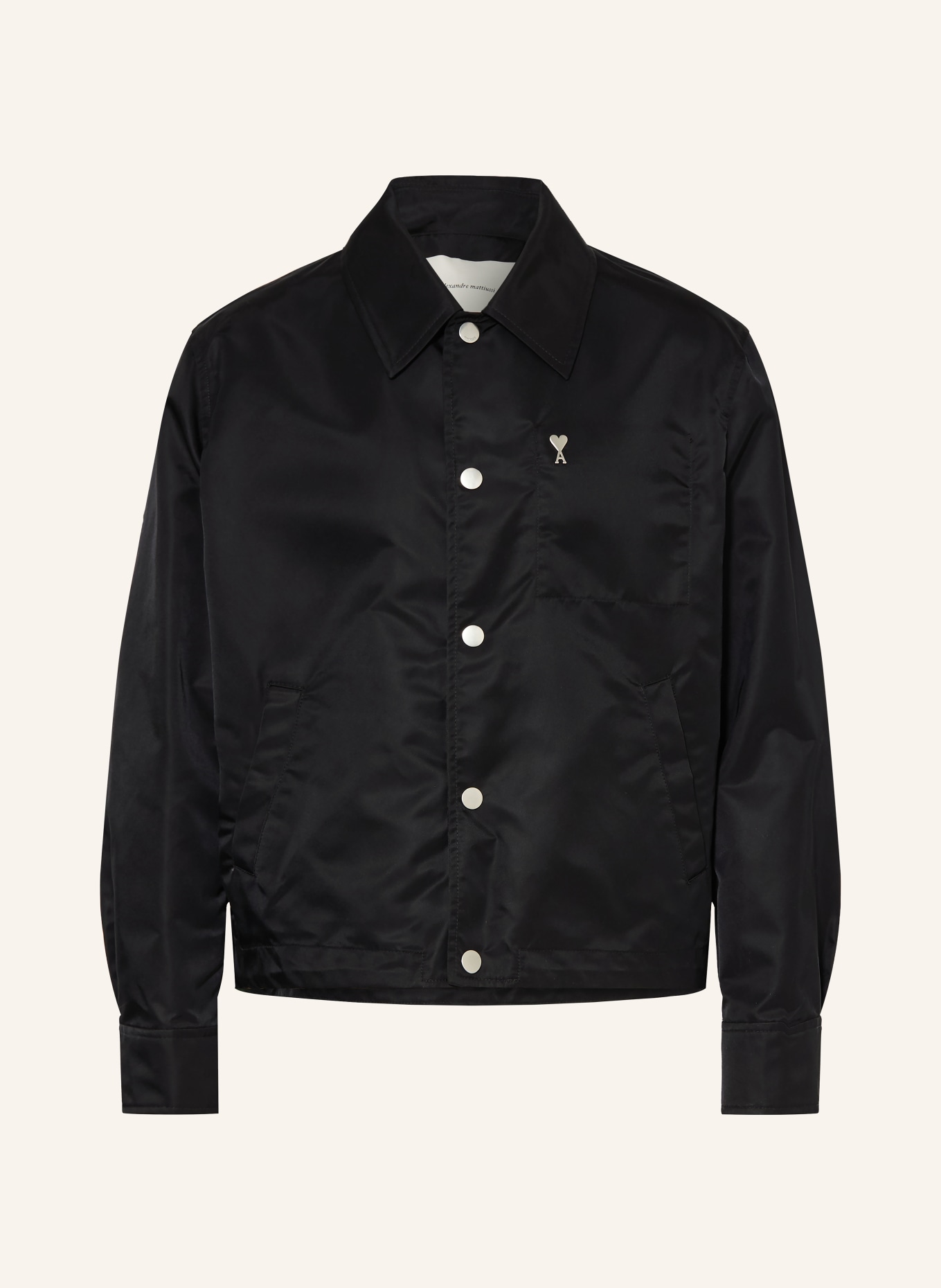 AMI PARIS overjacket: BLACK