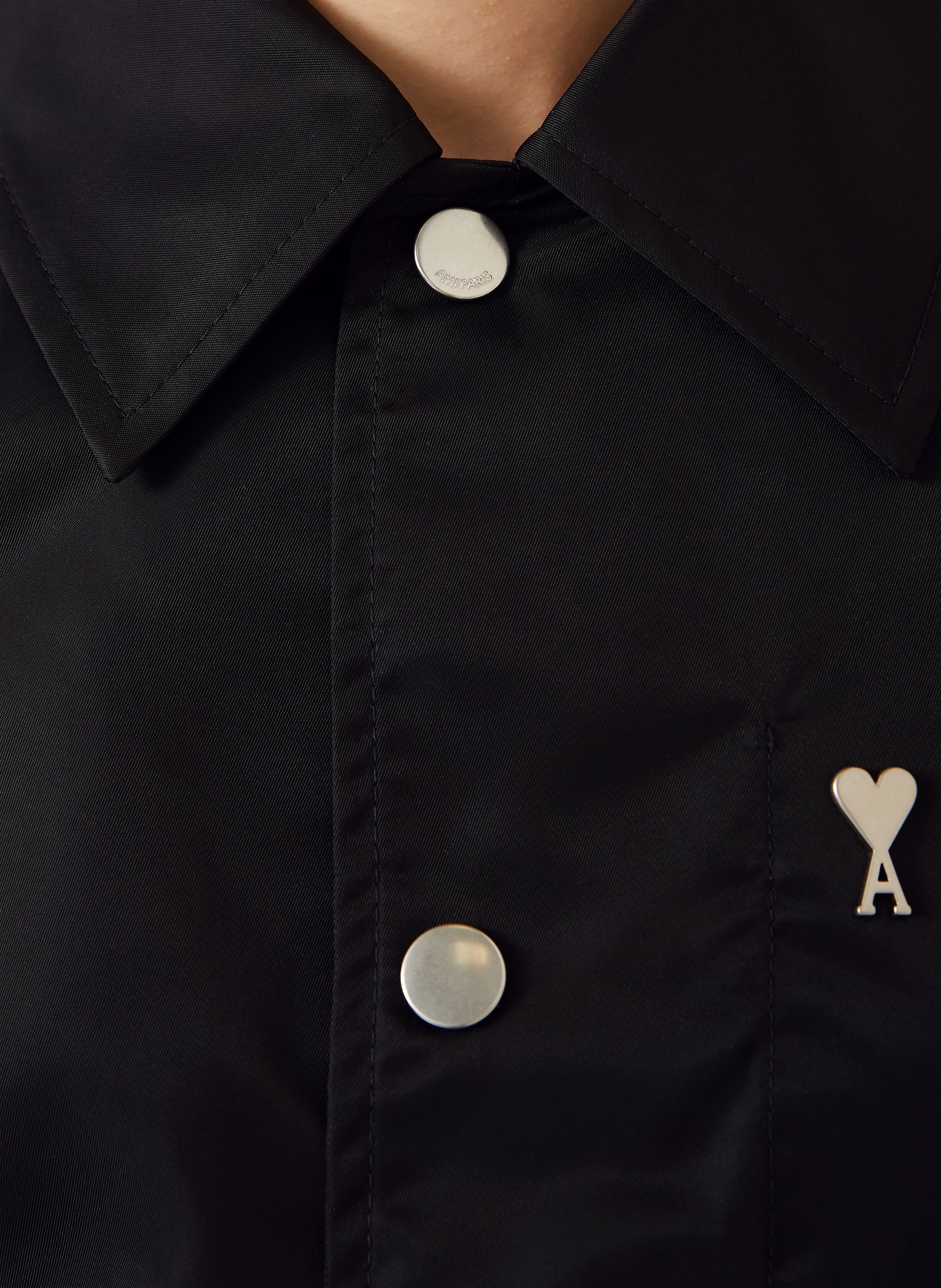 AMI PARIS overjacket: BLACK