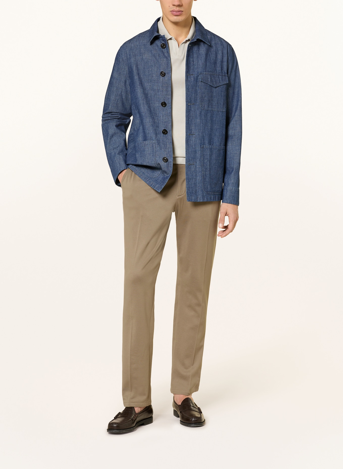 CIRCOLO 1901 Joggingbroek Regular Fit: KAKI