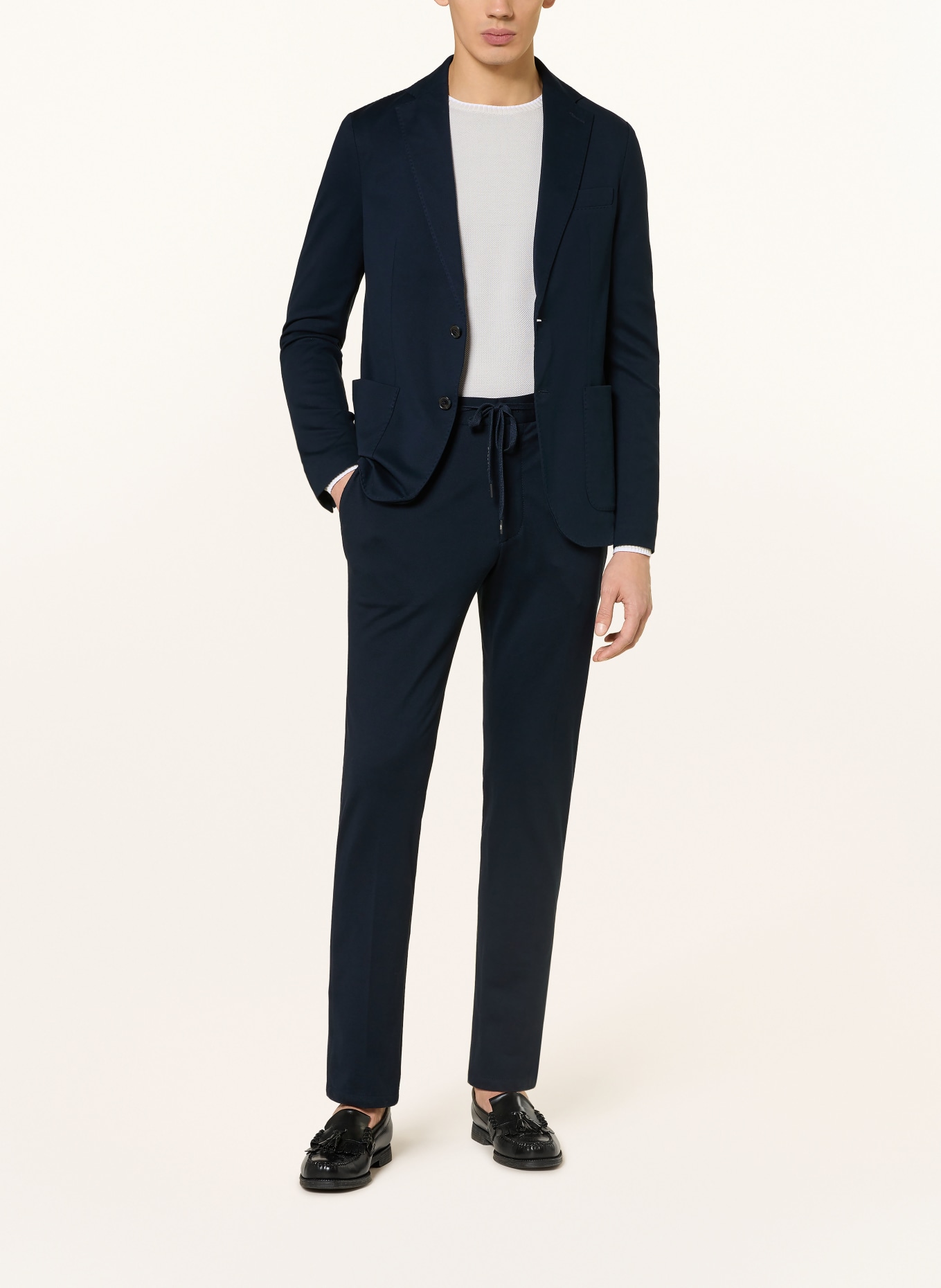 CIRCOLO 1901 Hose im Jogging-Stil Regular Fit: DUNKELBLAU