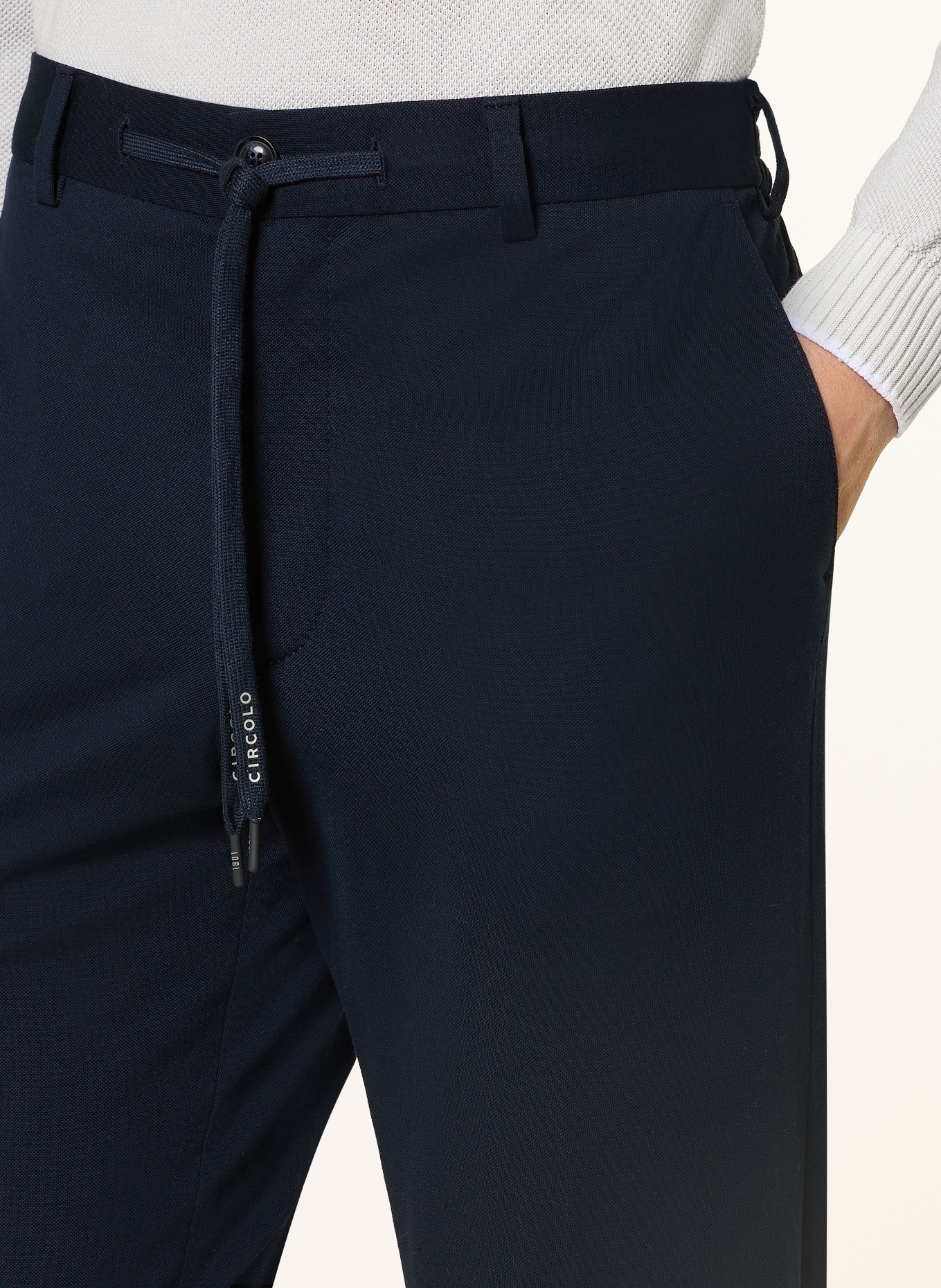 CIRCOLO 1901 Hose im Jogging-Stil Regular Fit: DUNKELBLAU