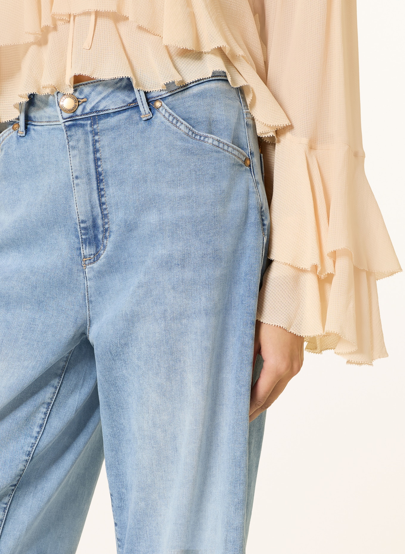 SEDUCTIVE Dżinsy z szerokimi nogawkami MICKIE: 820 USED BLUE