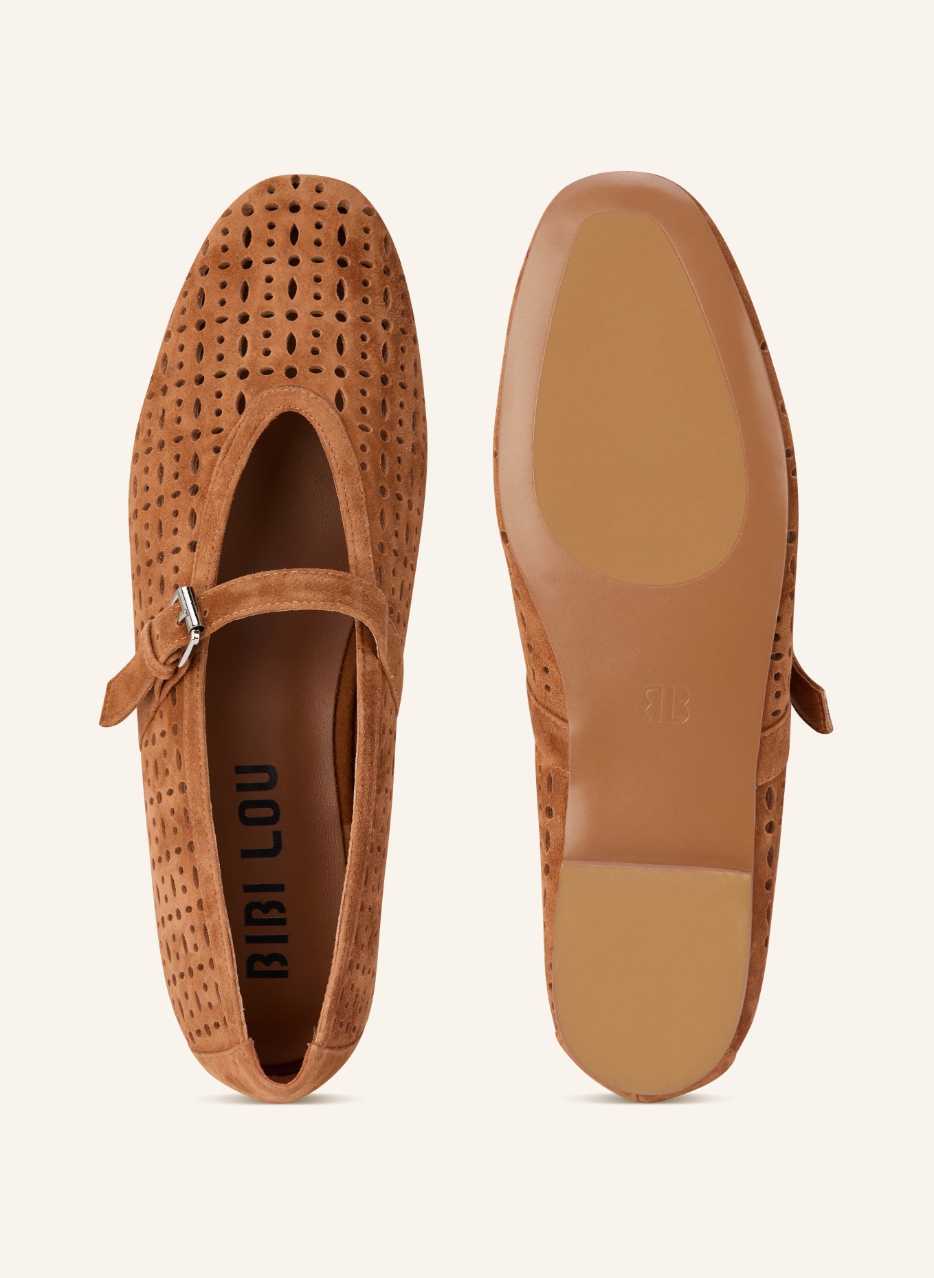 BIBI LOU Ballerines Mary Jane BAILARINAS: MARRON