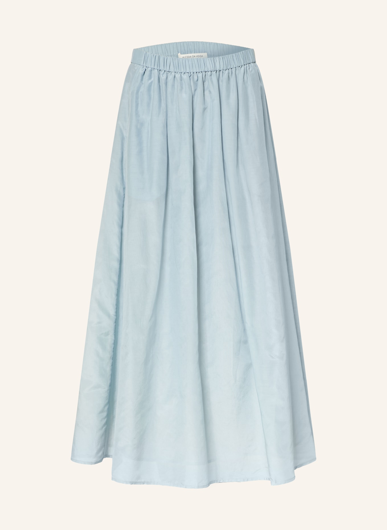 Alcidia da Veiga Skirt with silk: BLUE GRAY