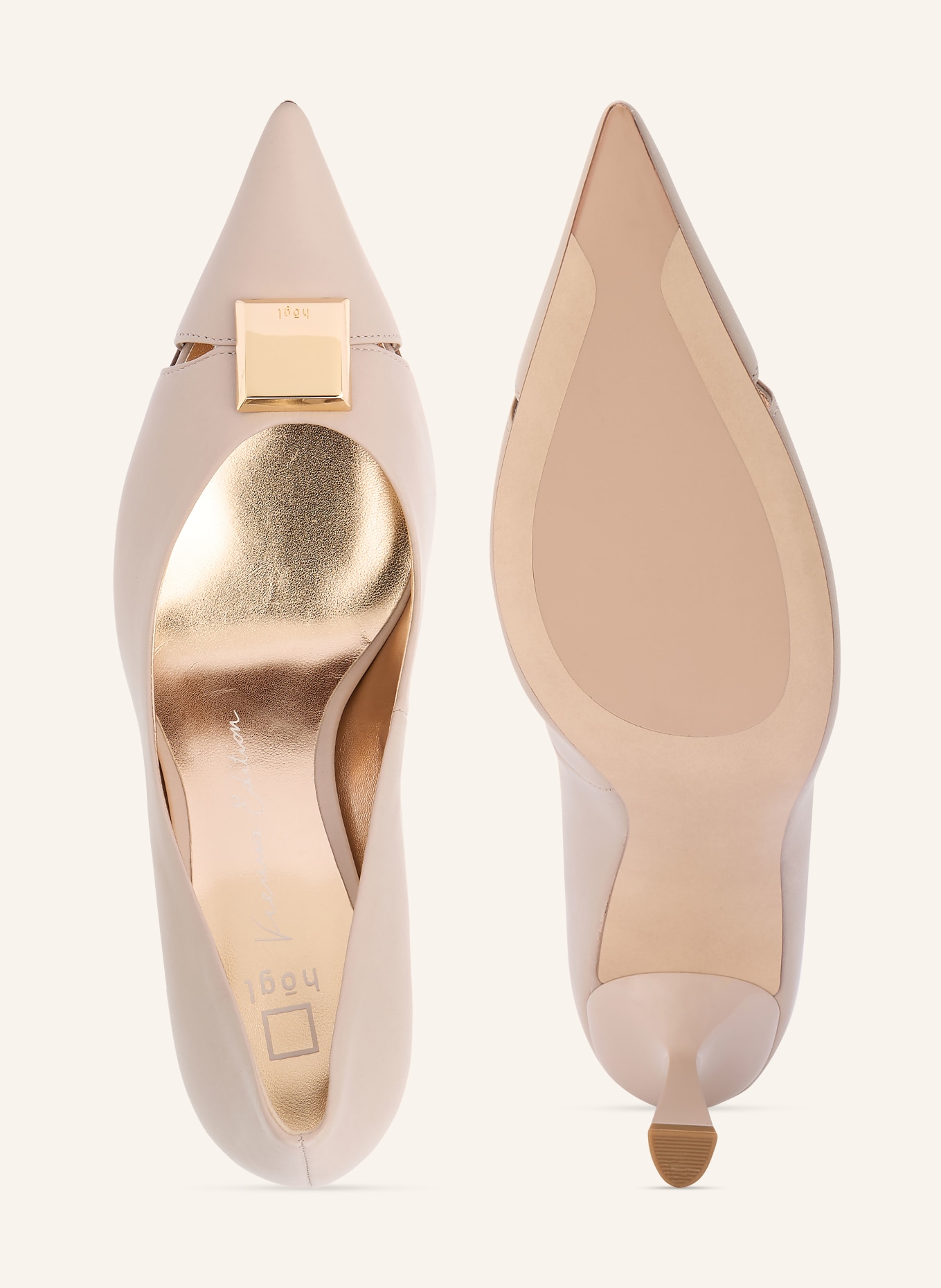 Högl pumps: TAUPE