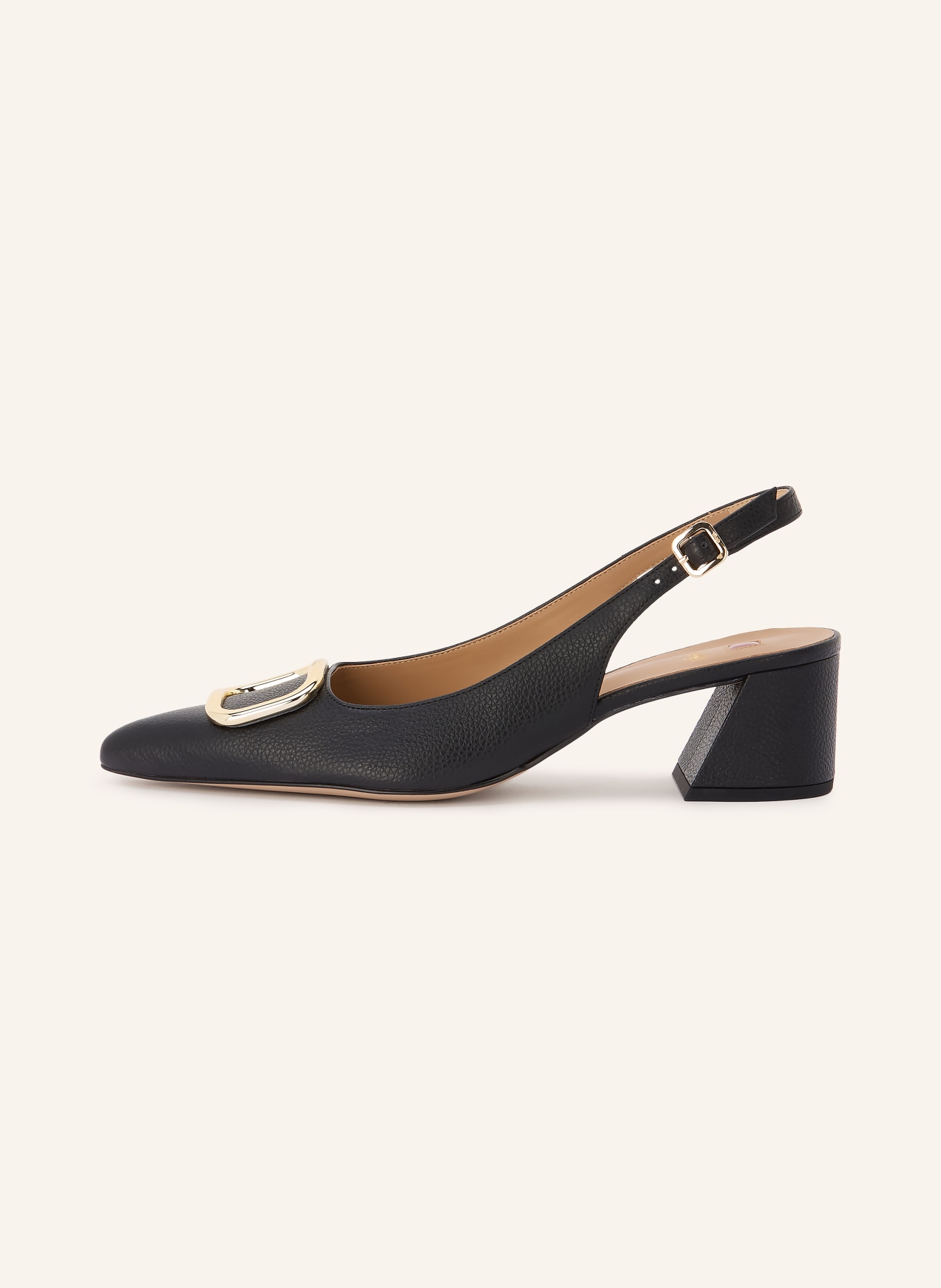 Högl Slingpumps: SCHWARZ / GOLD