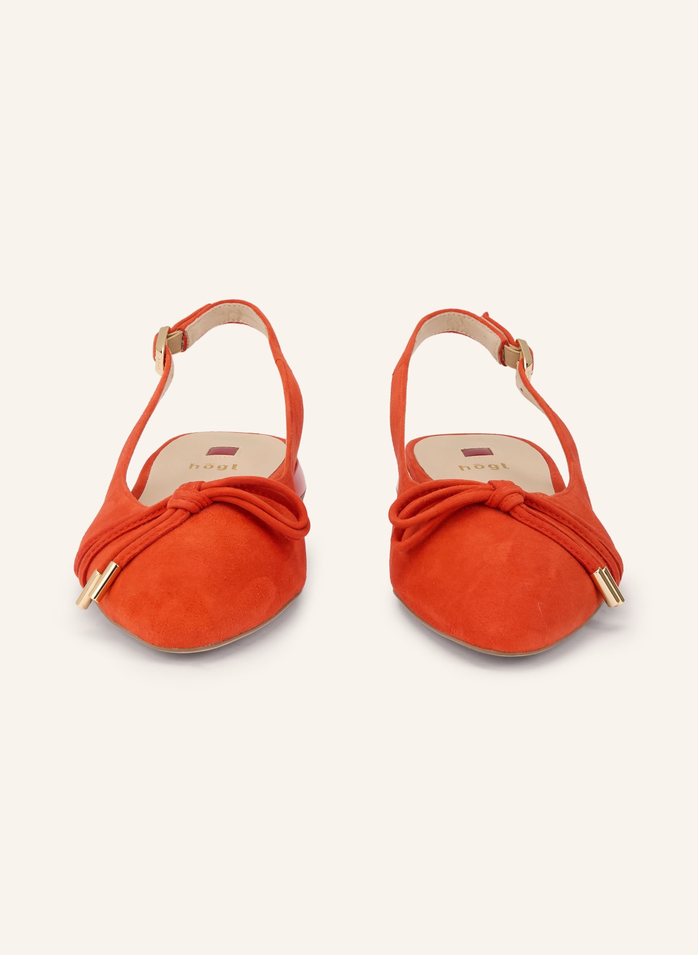 Högl sling ballerinas: RED