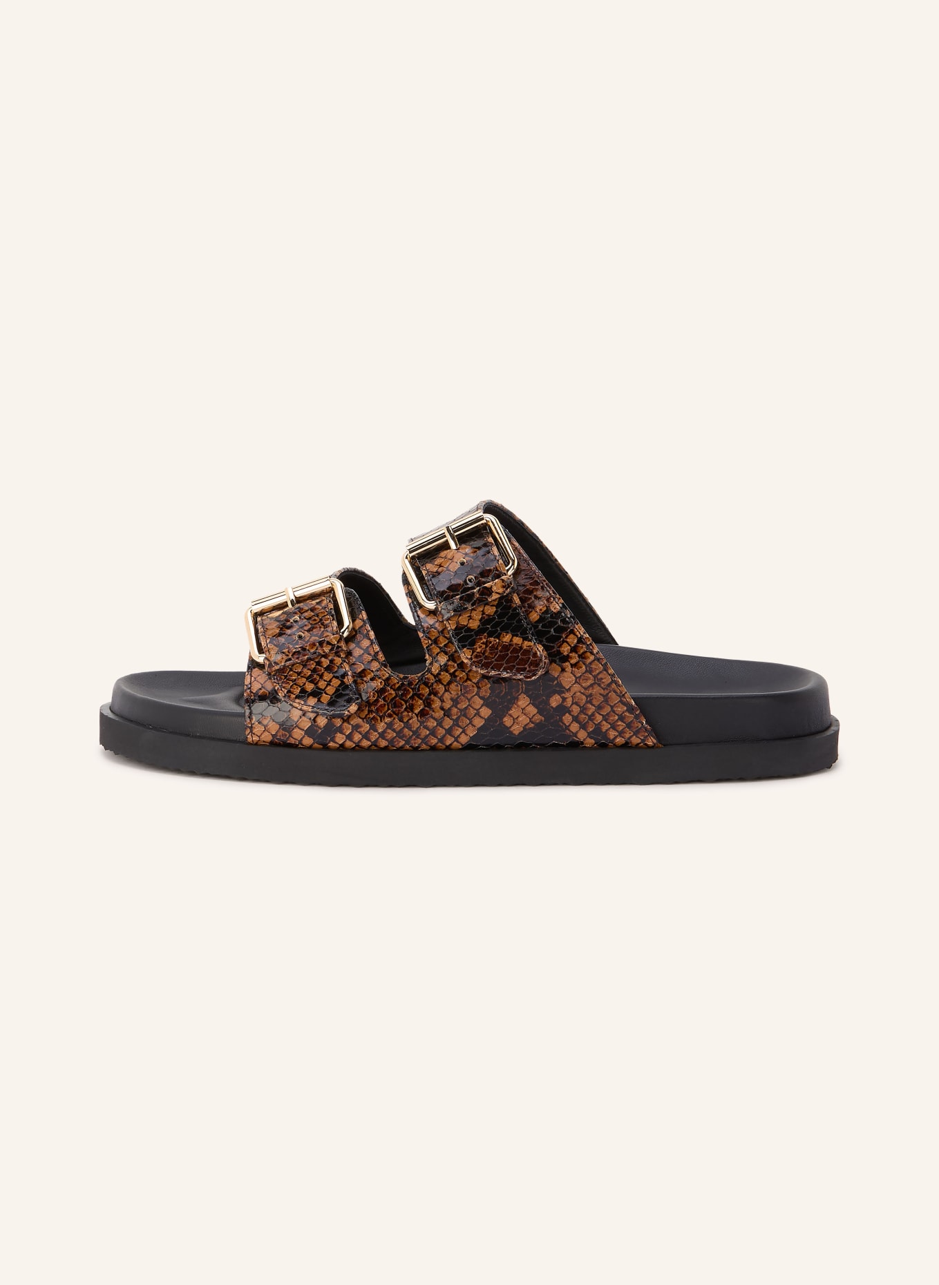 Högl mules: DARK BROWN