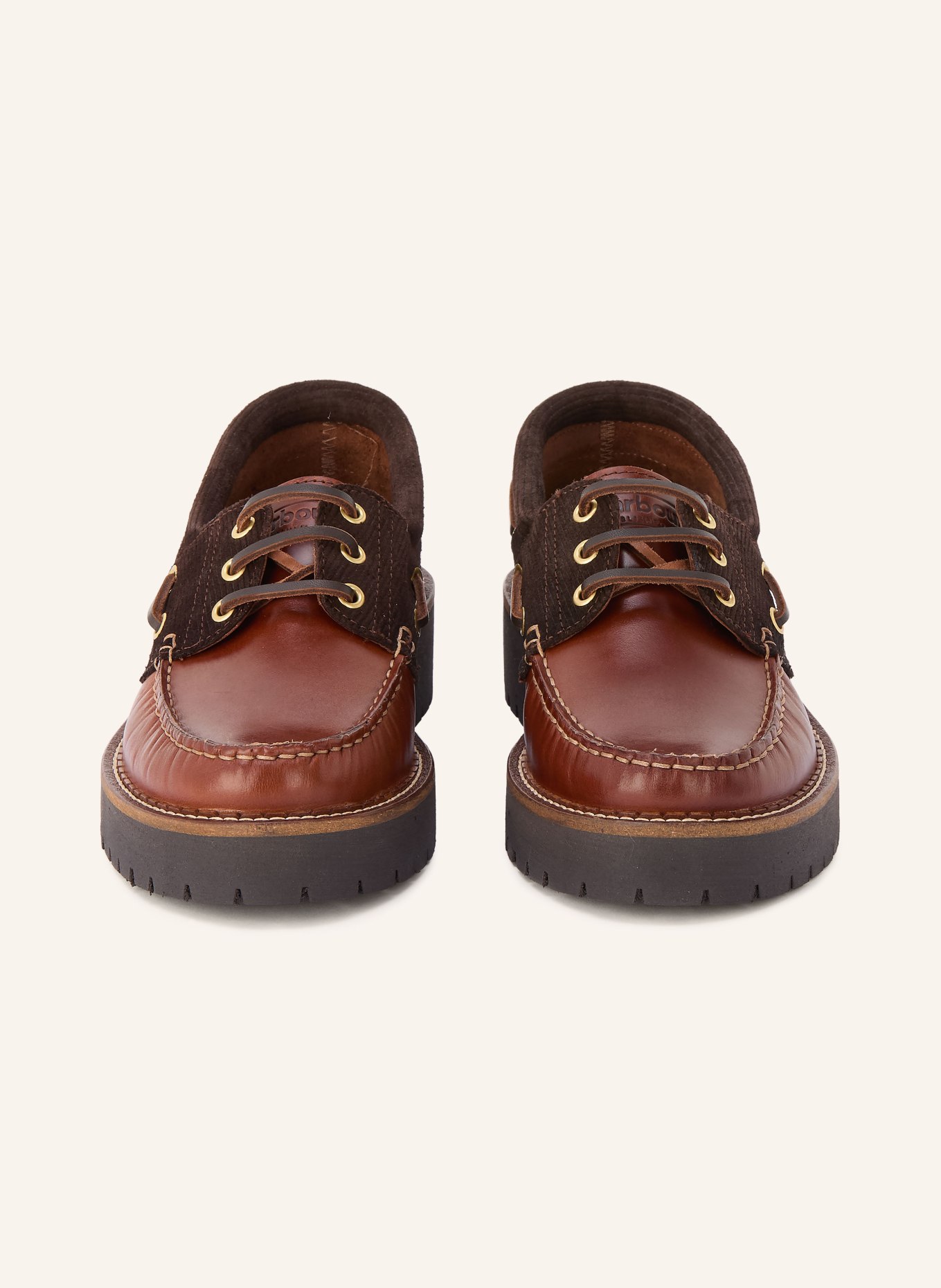 Barbour Bootsschuhe DARRAS: BRAUN / DUNKELBRAUN