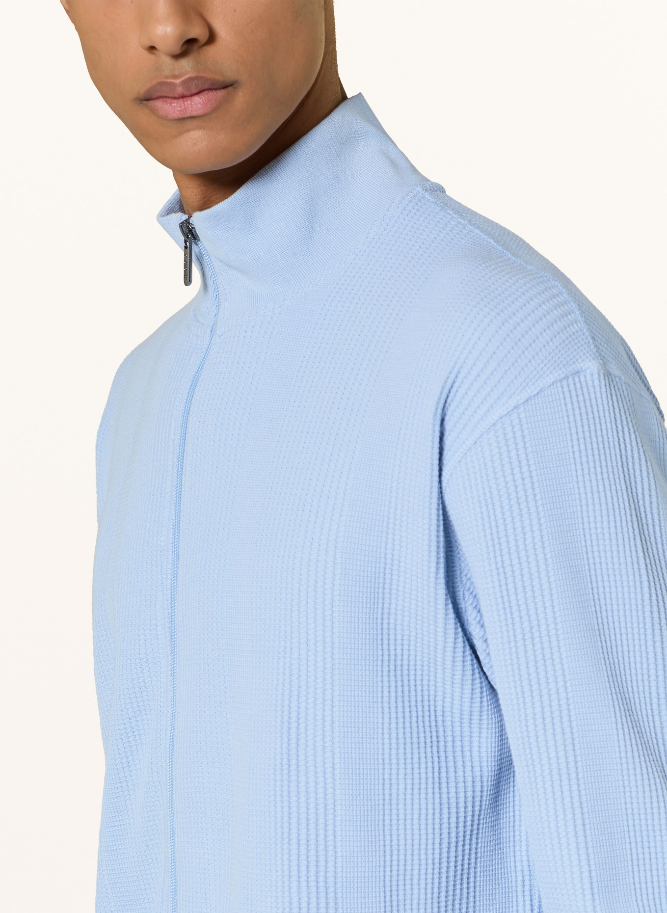 BOSS Lounge-Jacke: HELLBLAU