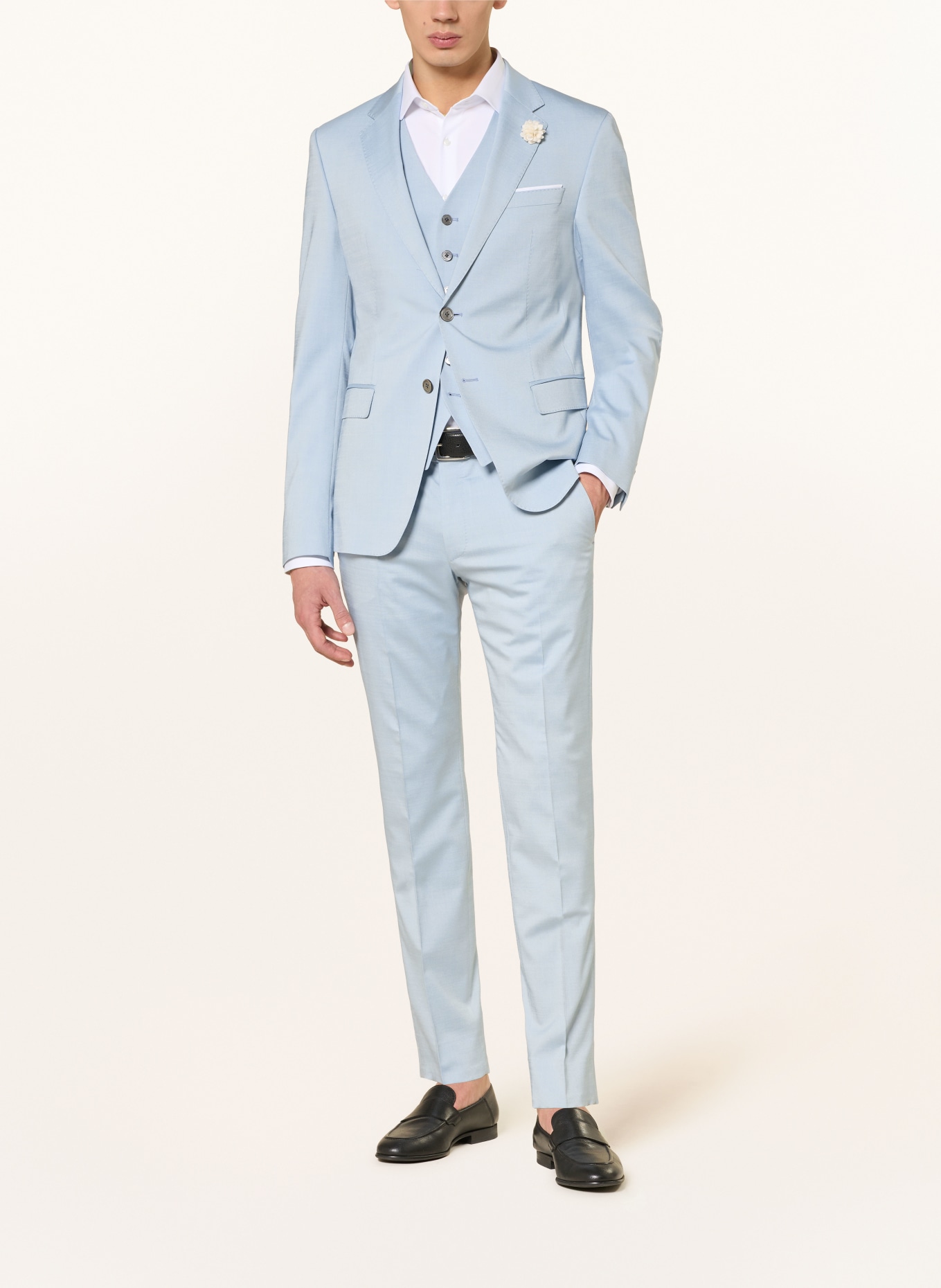 JOOP! Veste de costume HERBY Slim Fit: 454 Lt/Pastel Blue 454