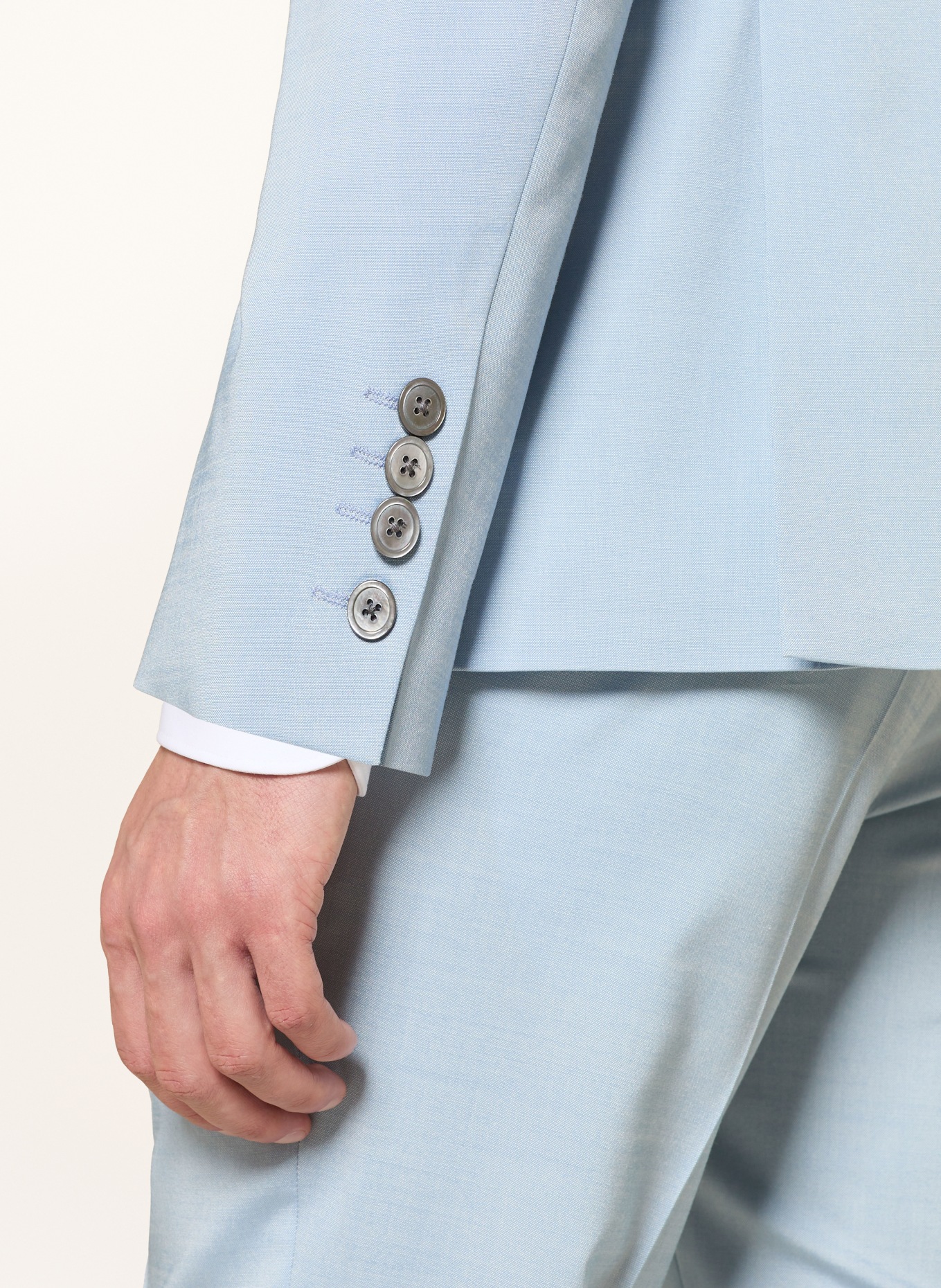 JOOP! Veste de costume HERBY Slim Fit: 454 Lt/Pastel Blue 454