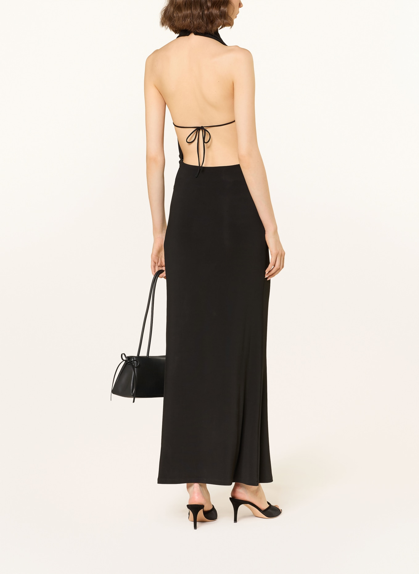 UNDRESS CODE Jerseyové šaty RHAPSODY: ČERNÁ