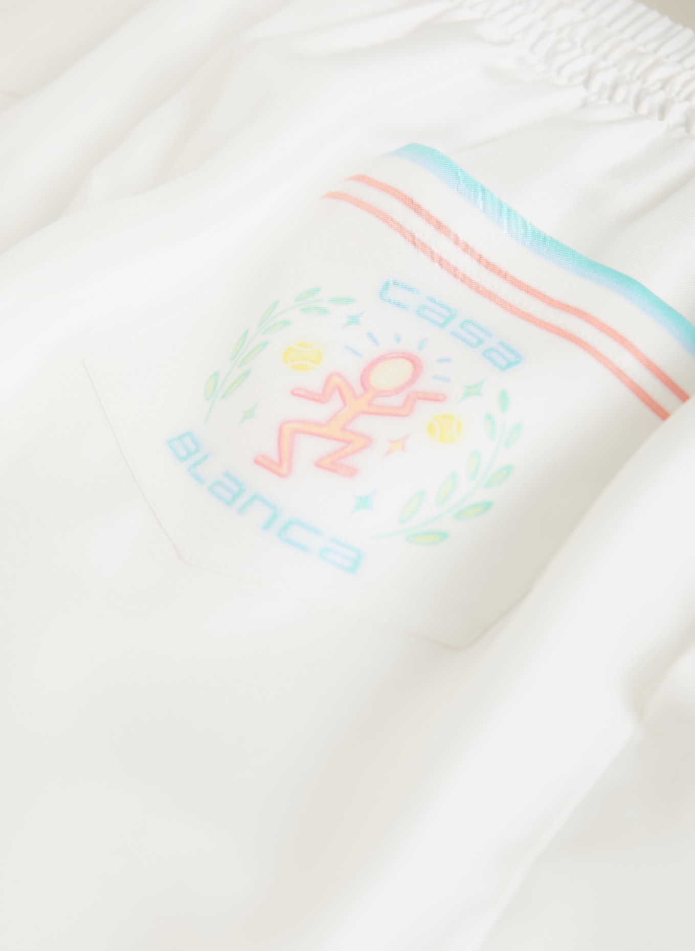 Casablanca Seidenshorts DANCE JOY: WEISS / HELLROT / HELLBLAU