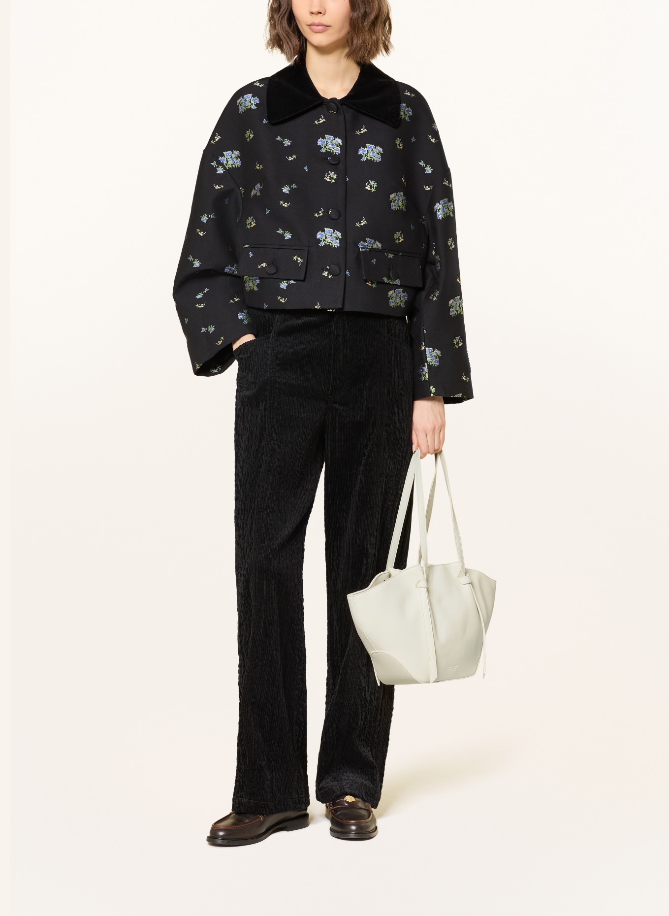 SEIDENFELT Shopper RYD MEDIUM: CREME