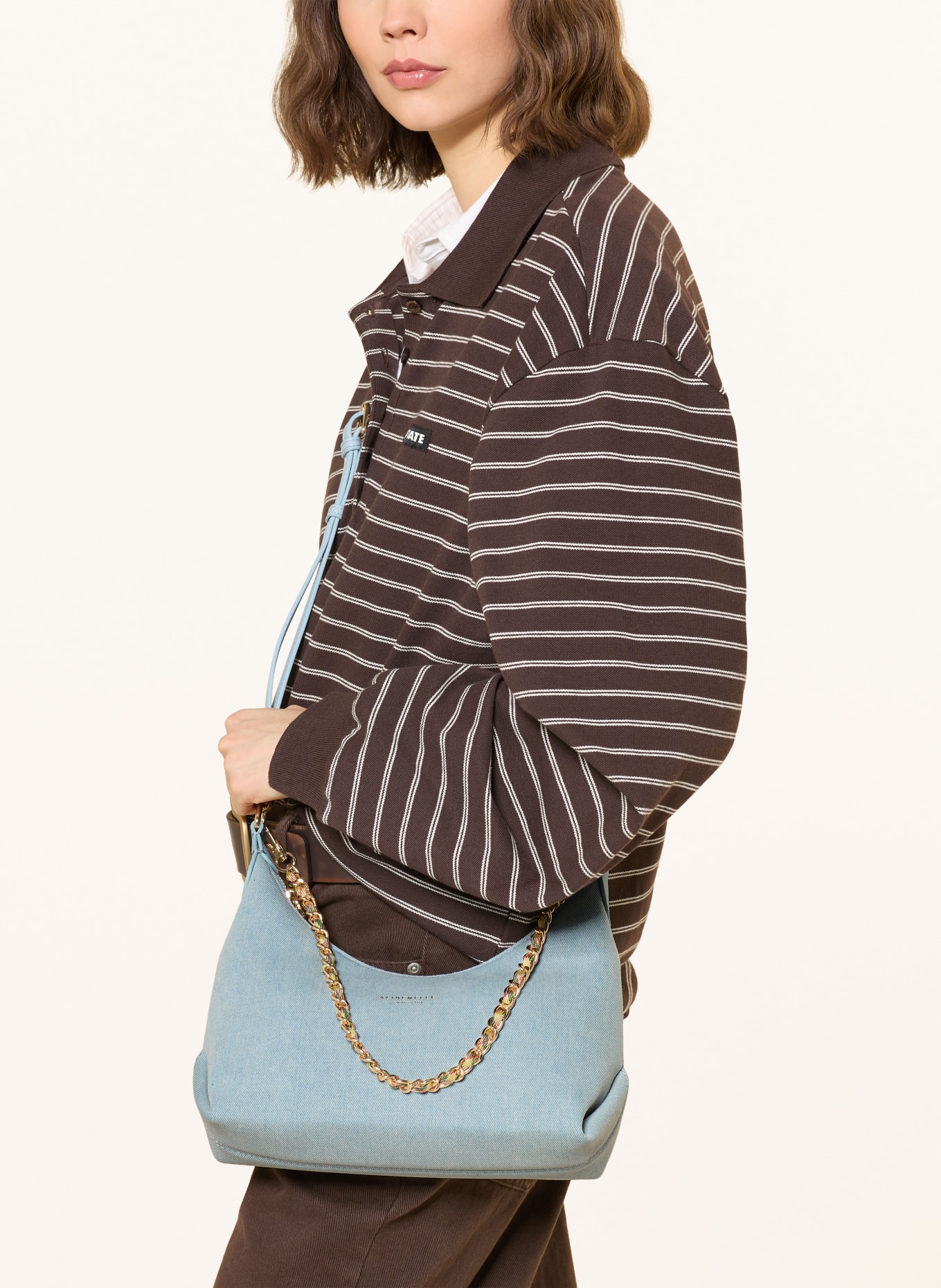 SEIDENFELT HUUVARI shoulder bag: LIGHT BLUE