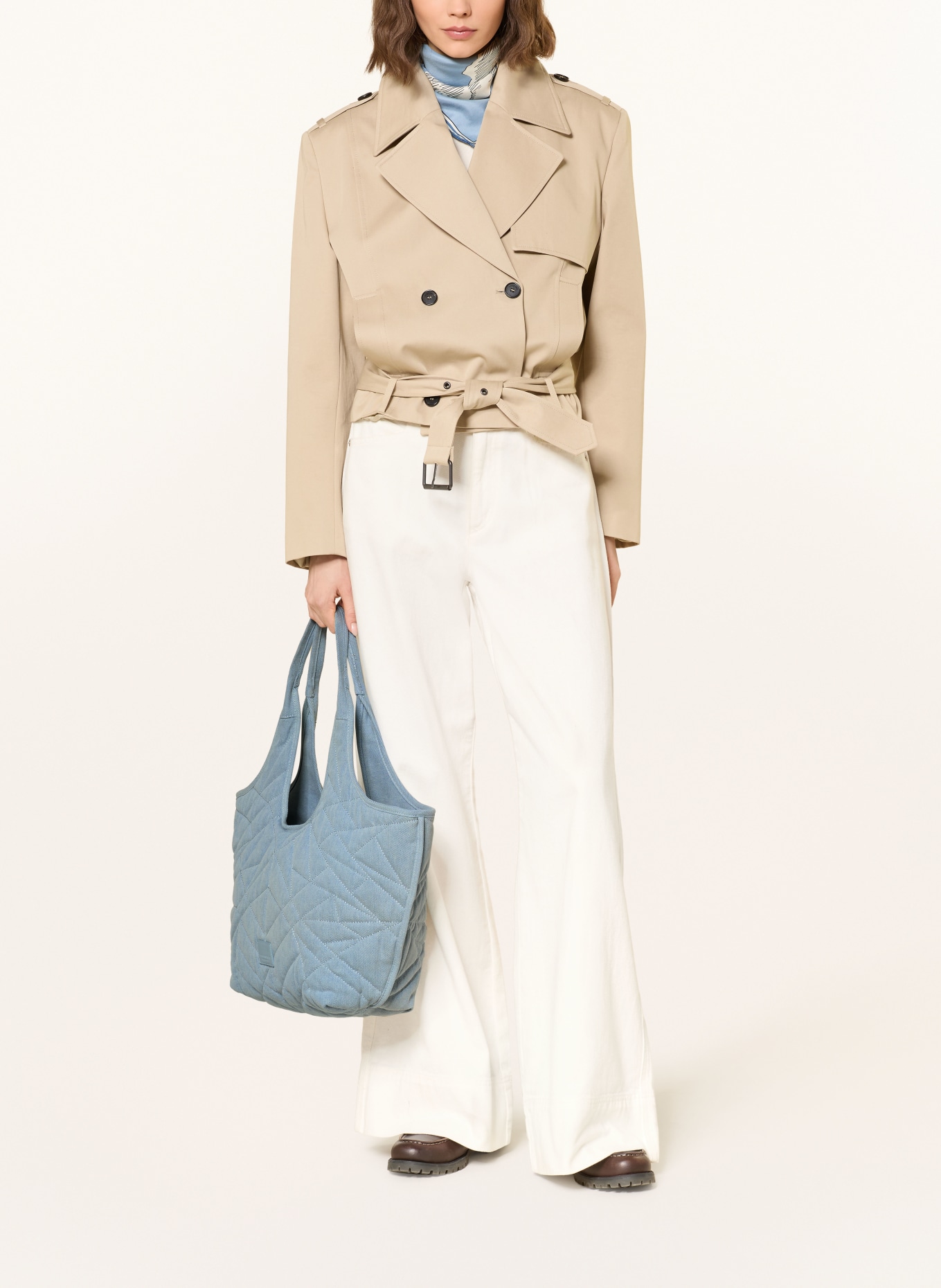 SEIDENFELT Shopper HUUVARI: LIGHT BLUE