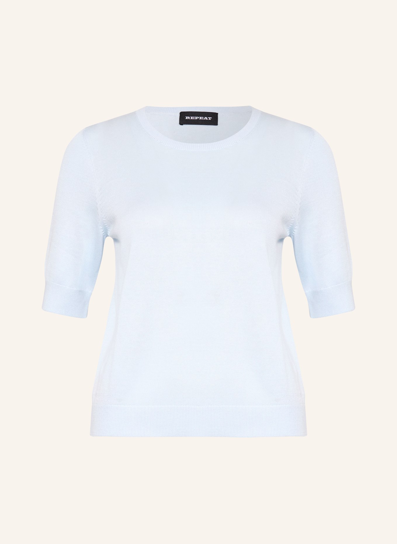 REPEAT Strickshirt: HELLBLAU