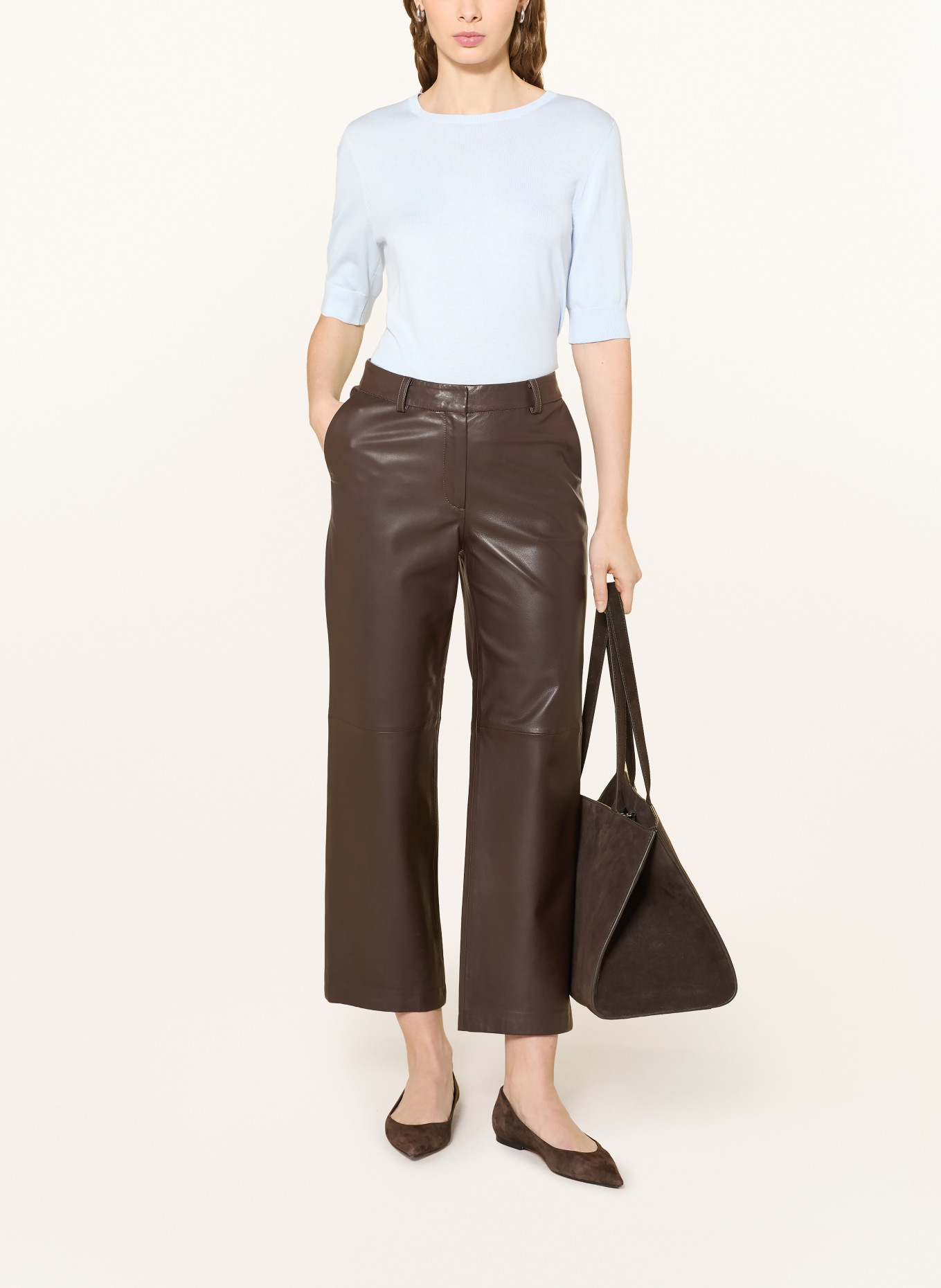 REPEAT Strickshirt: HELLBLAU