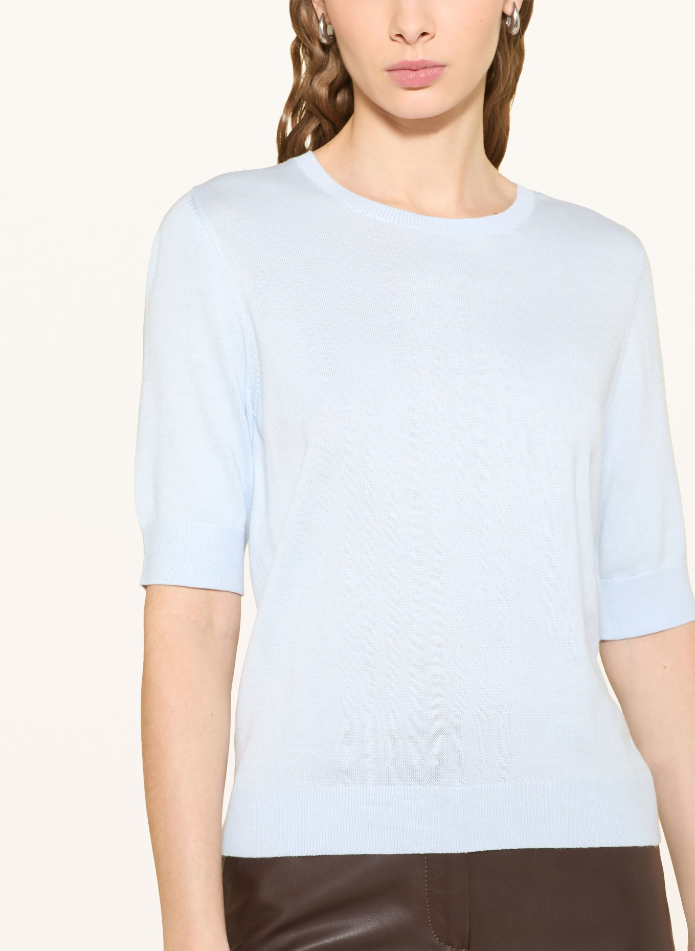 REPEAT Strickshirt: HELLBLAU