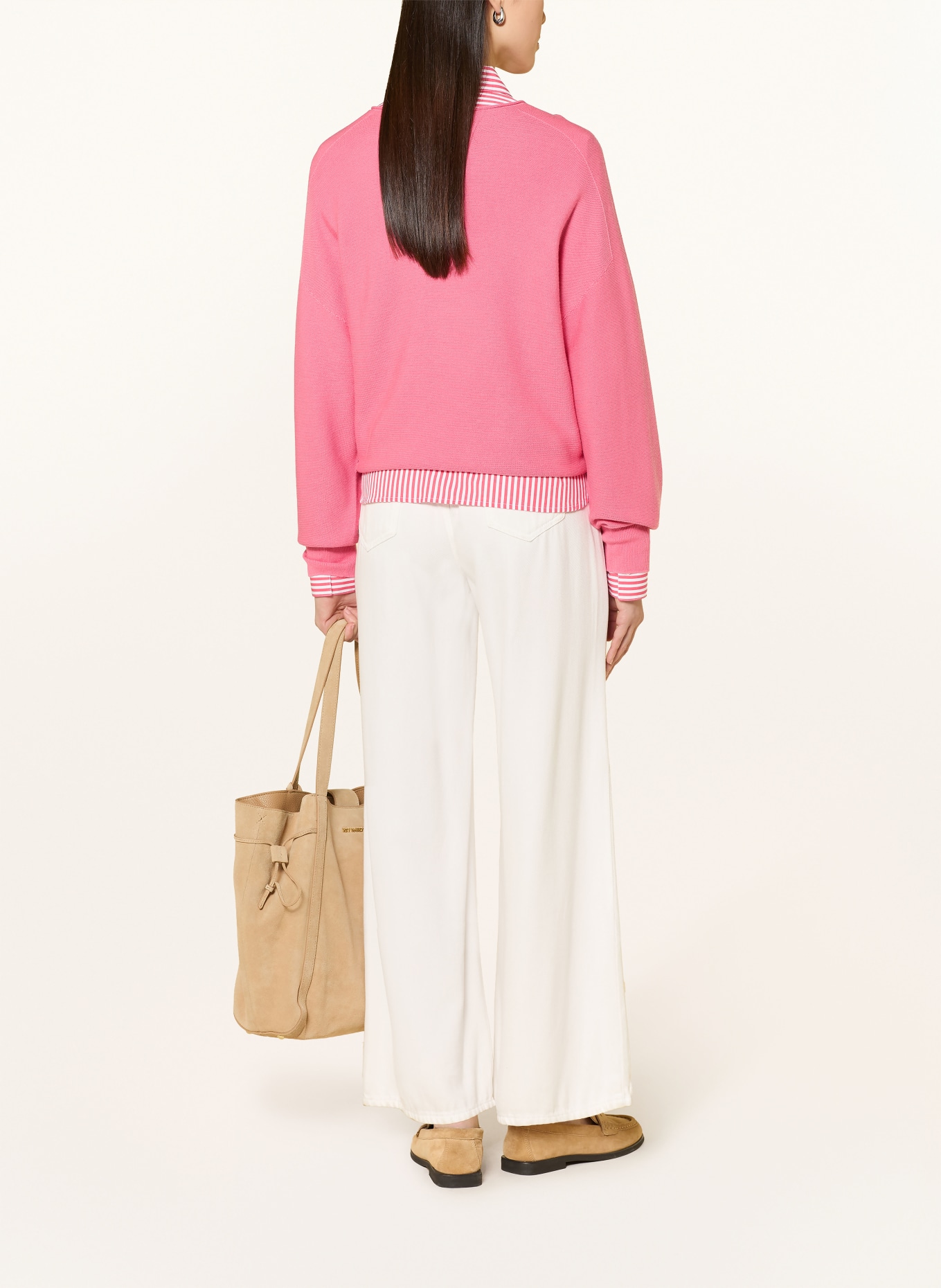 REPEAT svetr: SVĚTLE ČERVENÁ