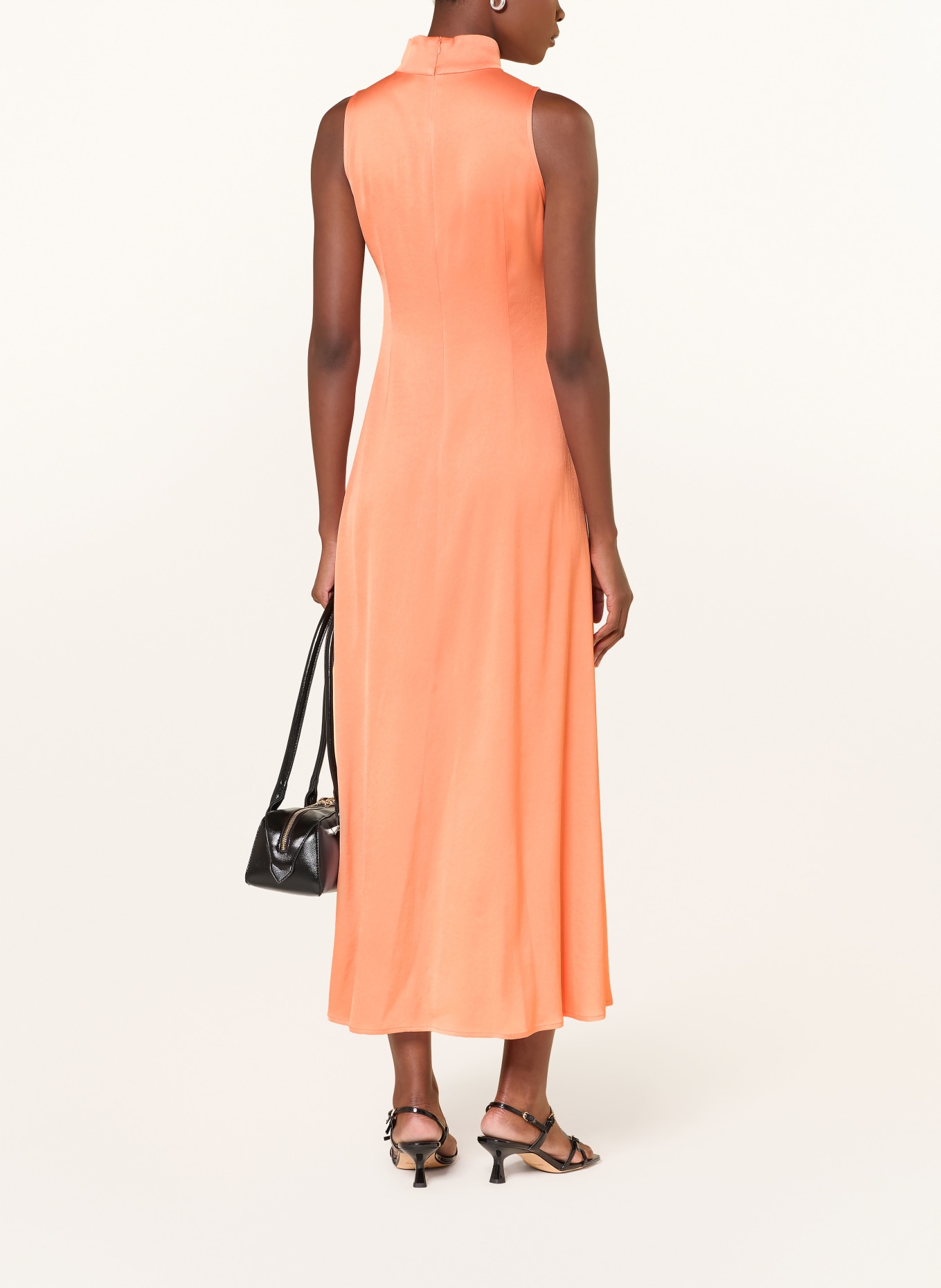 DRYKORN Satinkleid AMABEL: ORANGE