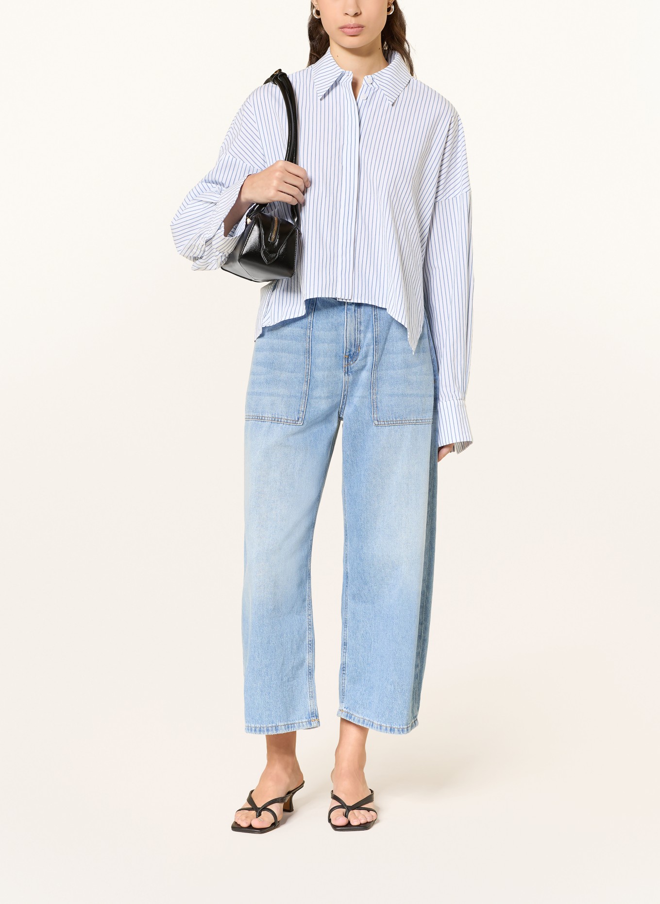 DRYKORN Cropped jeans DERIVE: 3700 blau