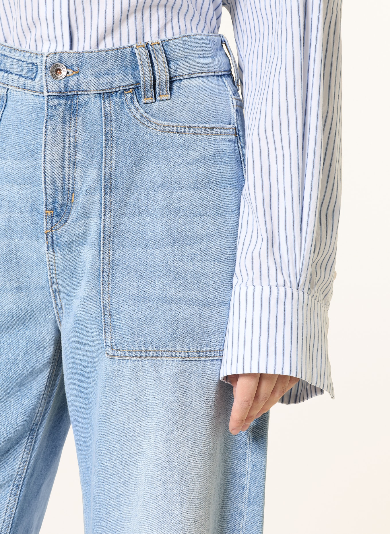 DRYKORN Cropped jeans DERIVE: 3700 blau