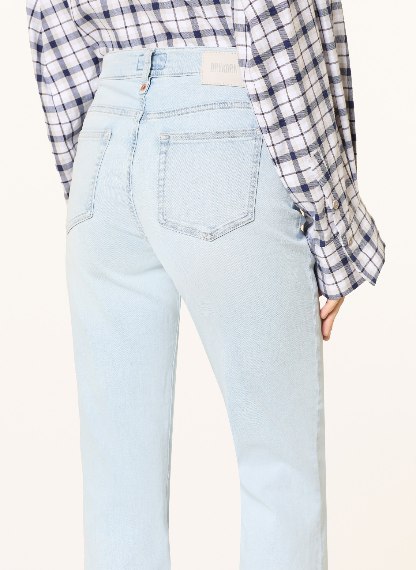 DRYKORN Bootcut Jeans DULY: 3600 blau