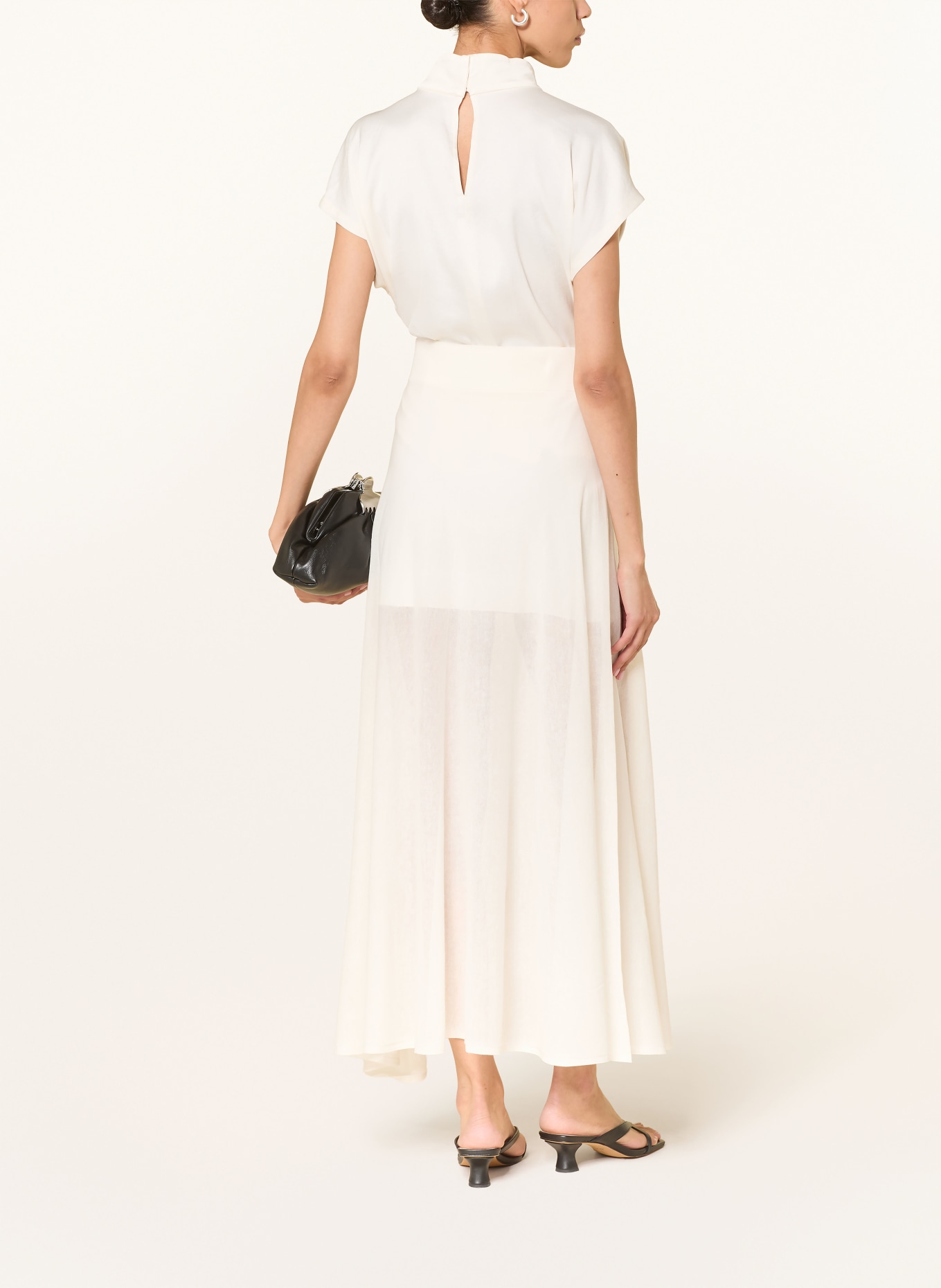 DRYKORN Sukienka z dzianiny TENSYA: ECRU