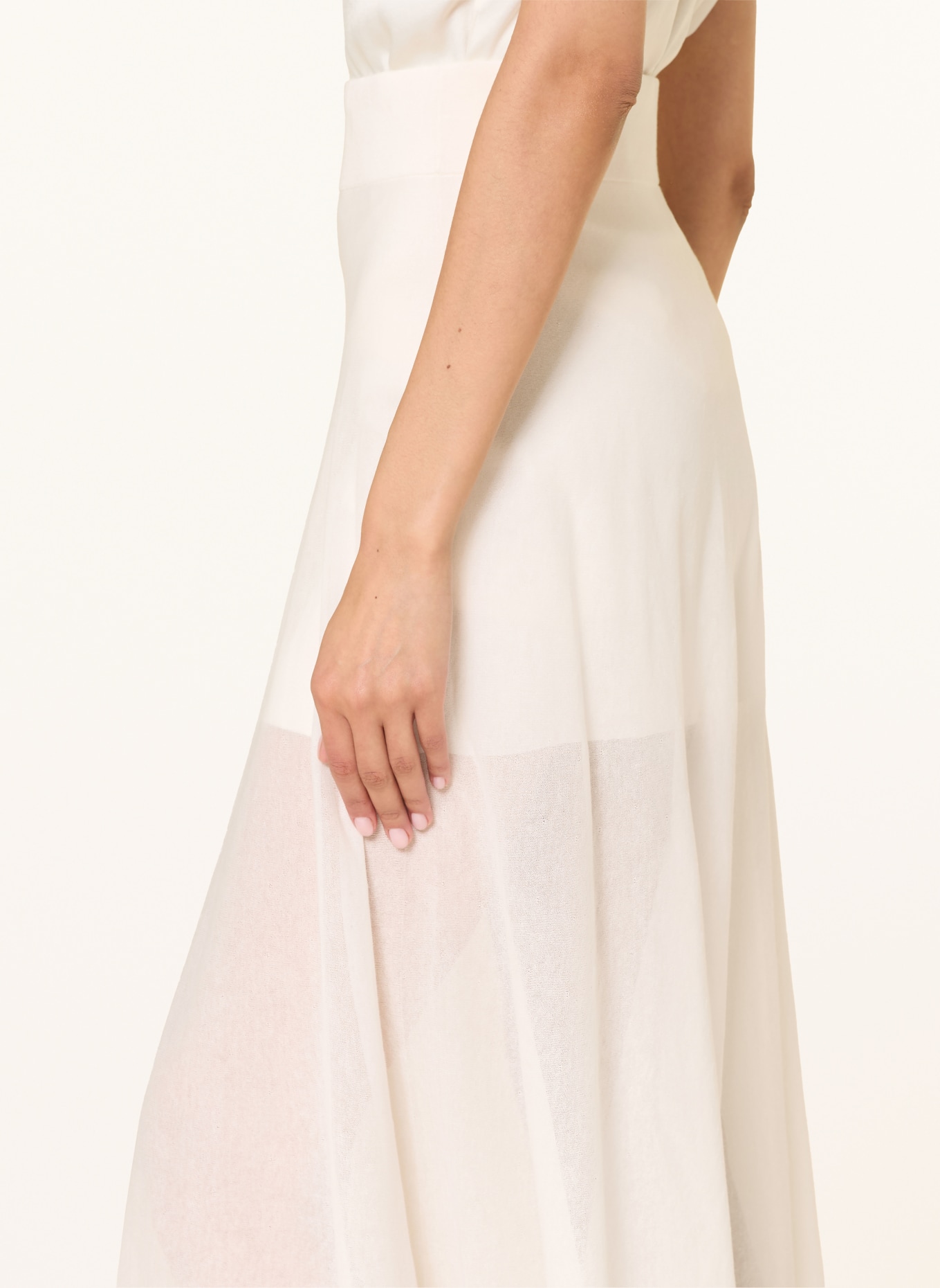 DRYKORN Sukienka z dzianiny TENSYA: ECRU