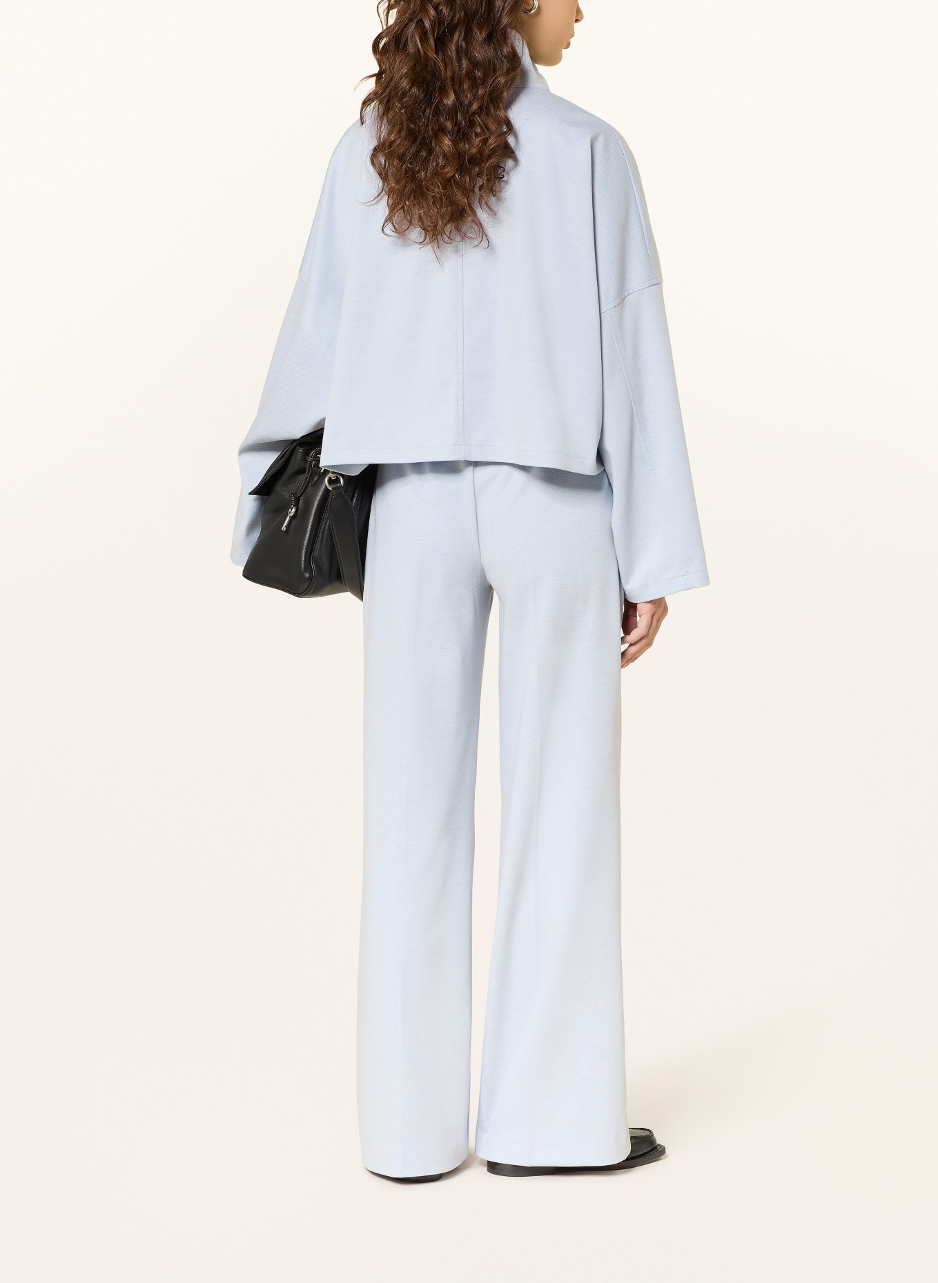 DRYKORN ELSTOW box jacket made of jersey: LIGHT BLUE