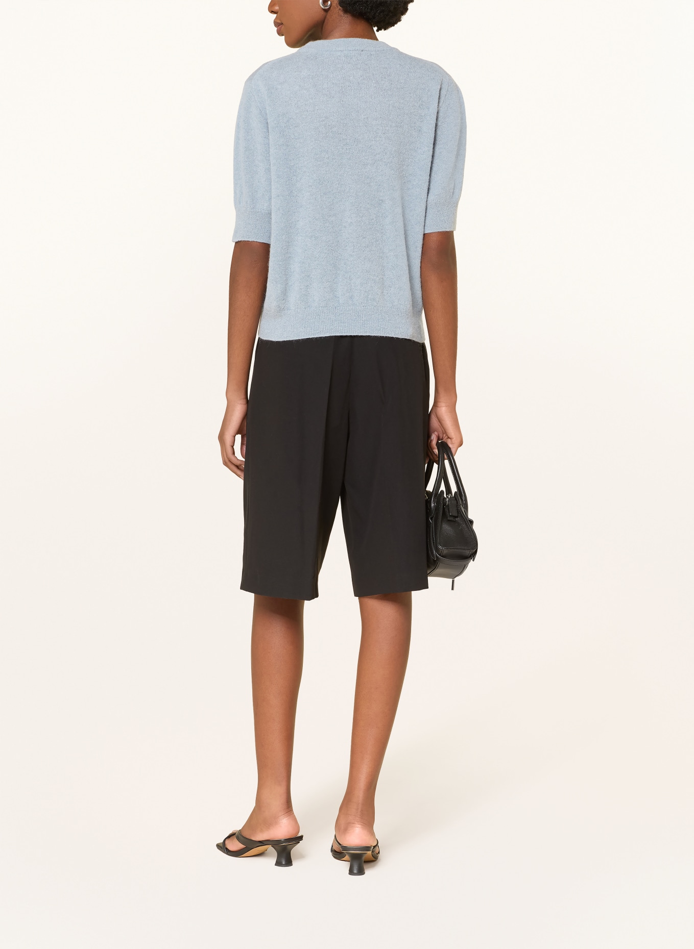 DRYKORN Strickshirt SANIDY mit Alpaka: BLAUGRAU