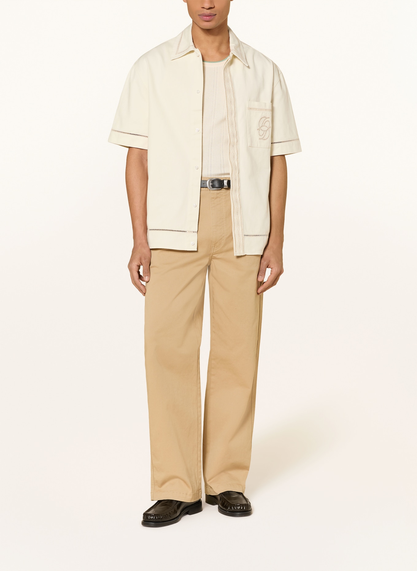 DRÔLE DE MONSIEUR overshirt: CREAM